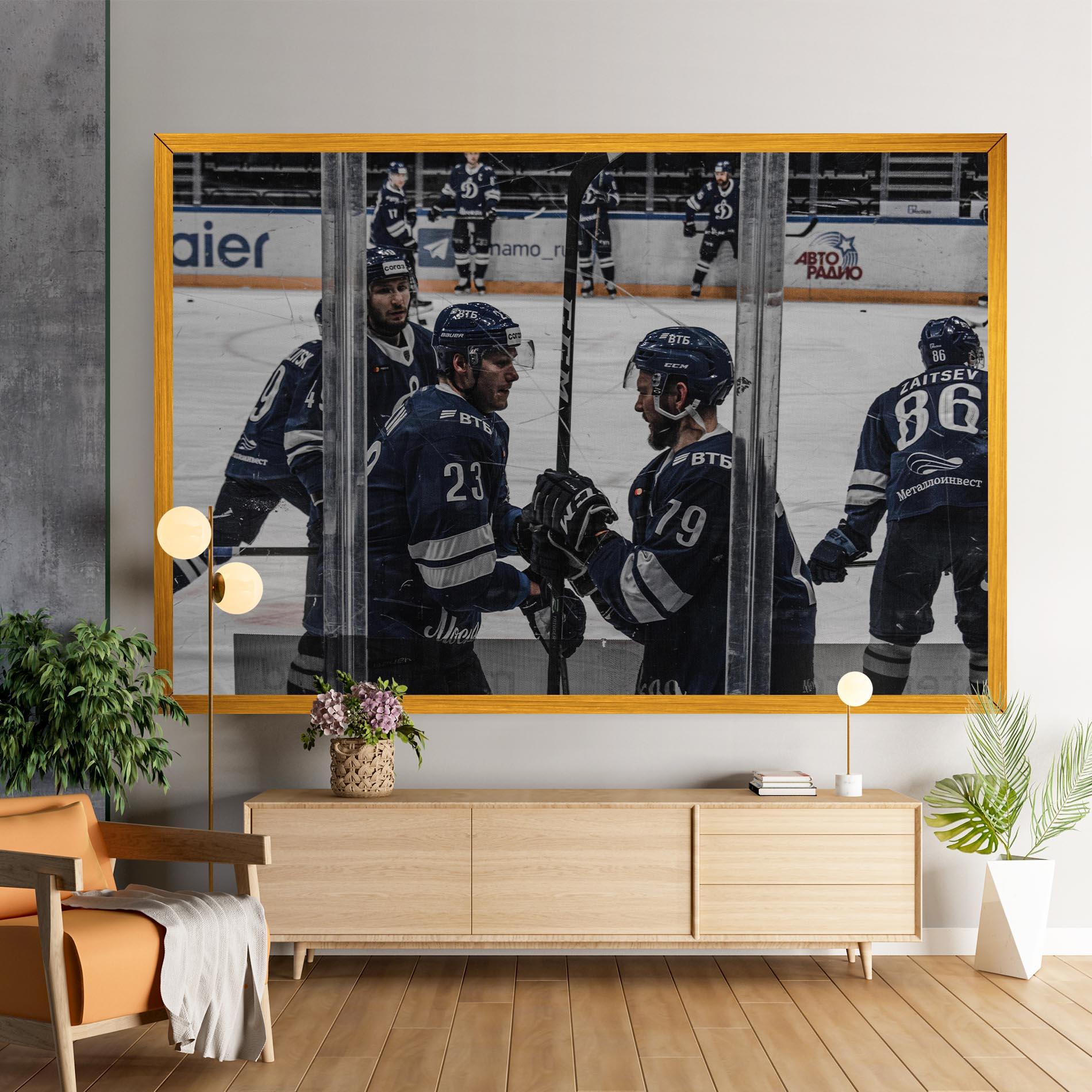 Vászonkép Hockey Players mockup 9
