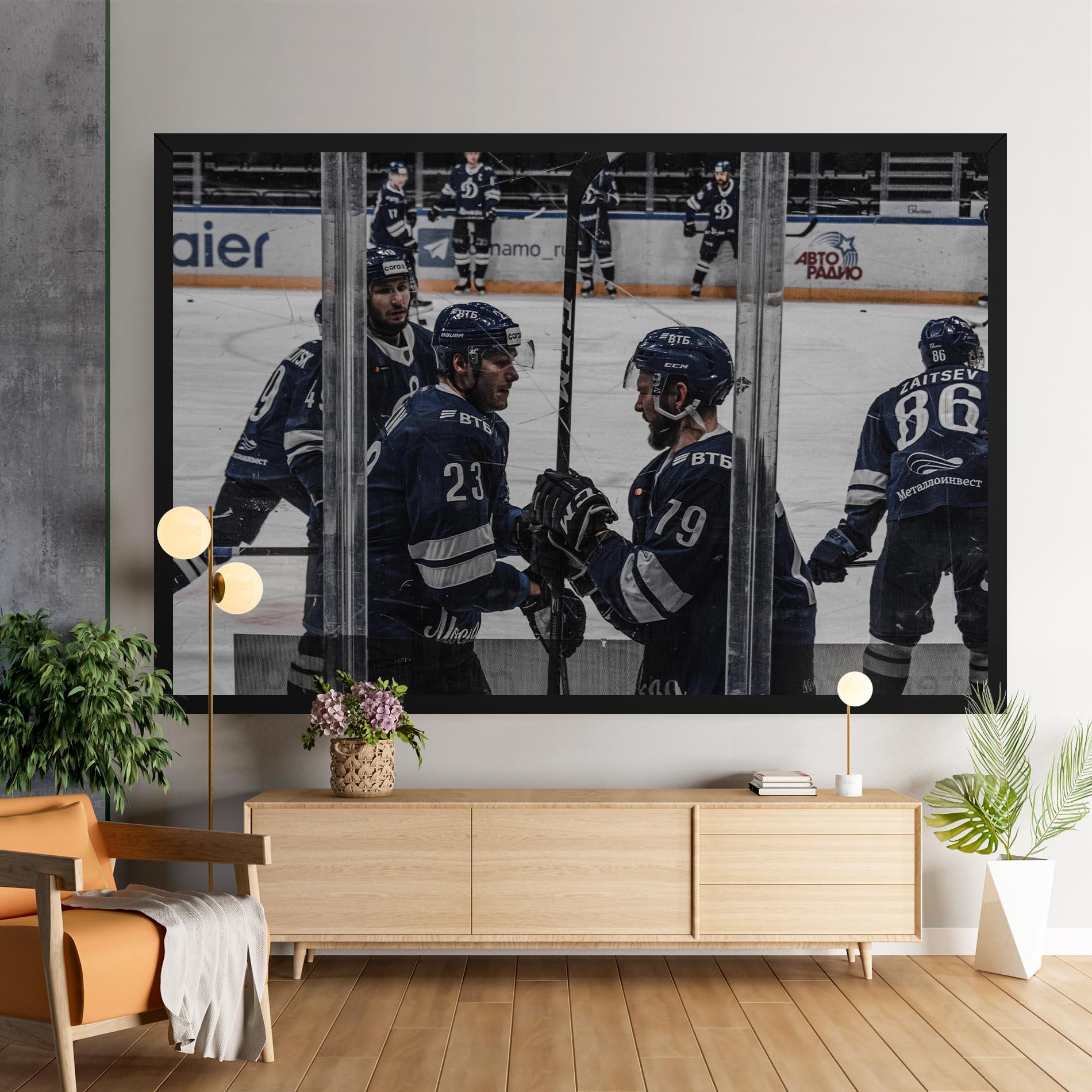 Vászonkép Hockey Players mockup 9