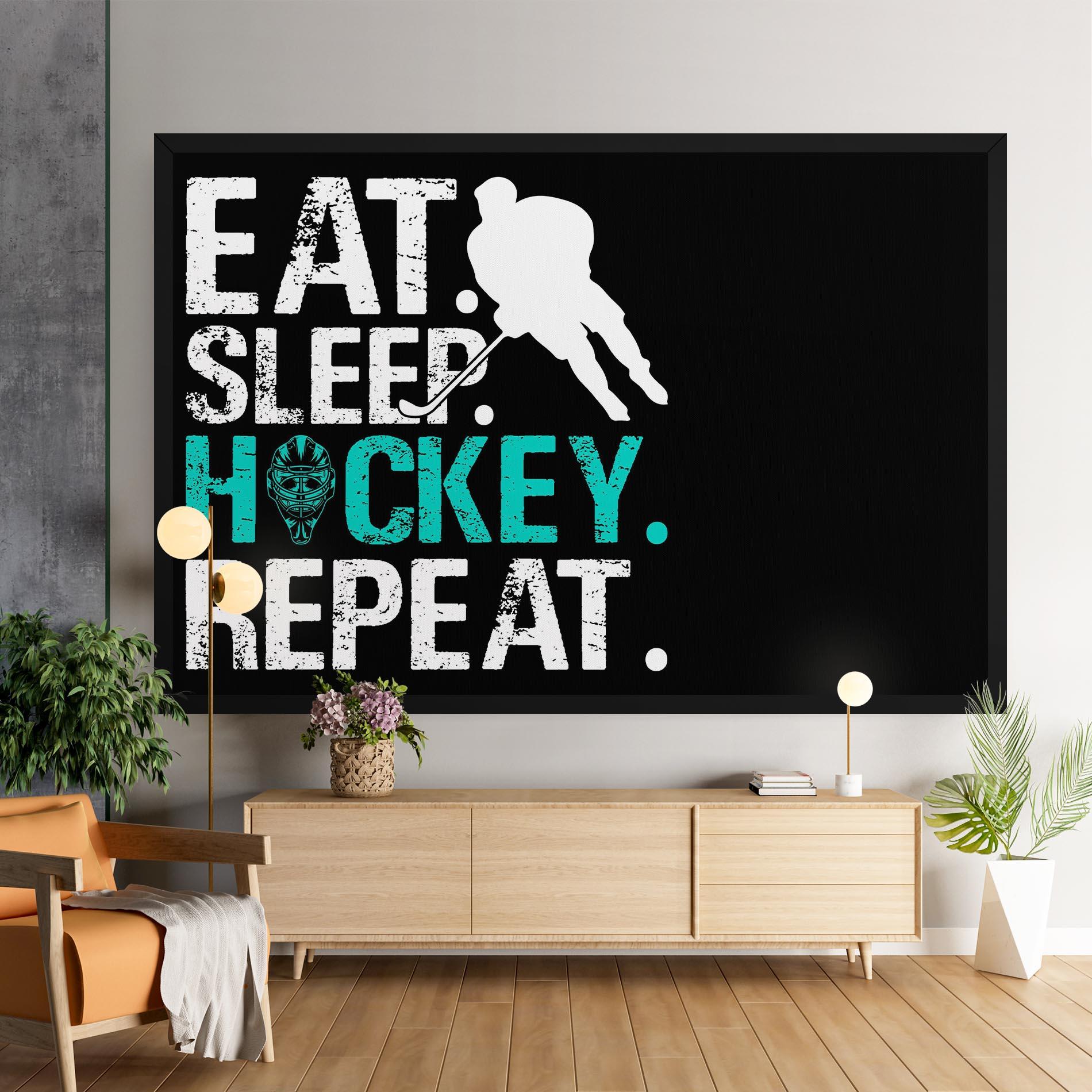 Vászonkép Sleep Hockey mockup 9