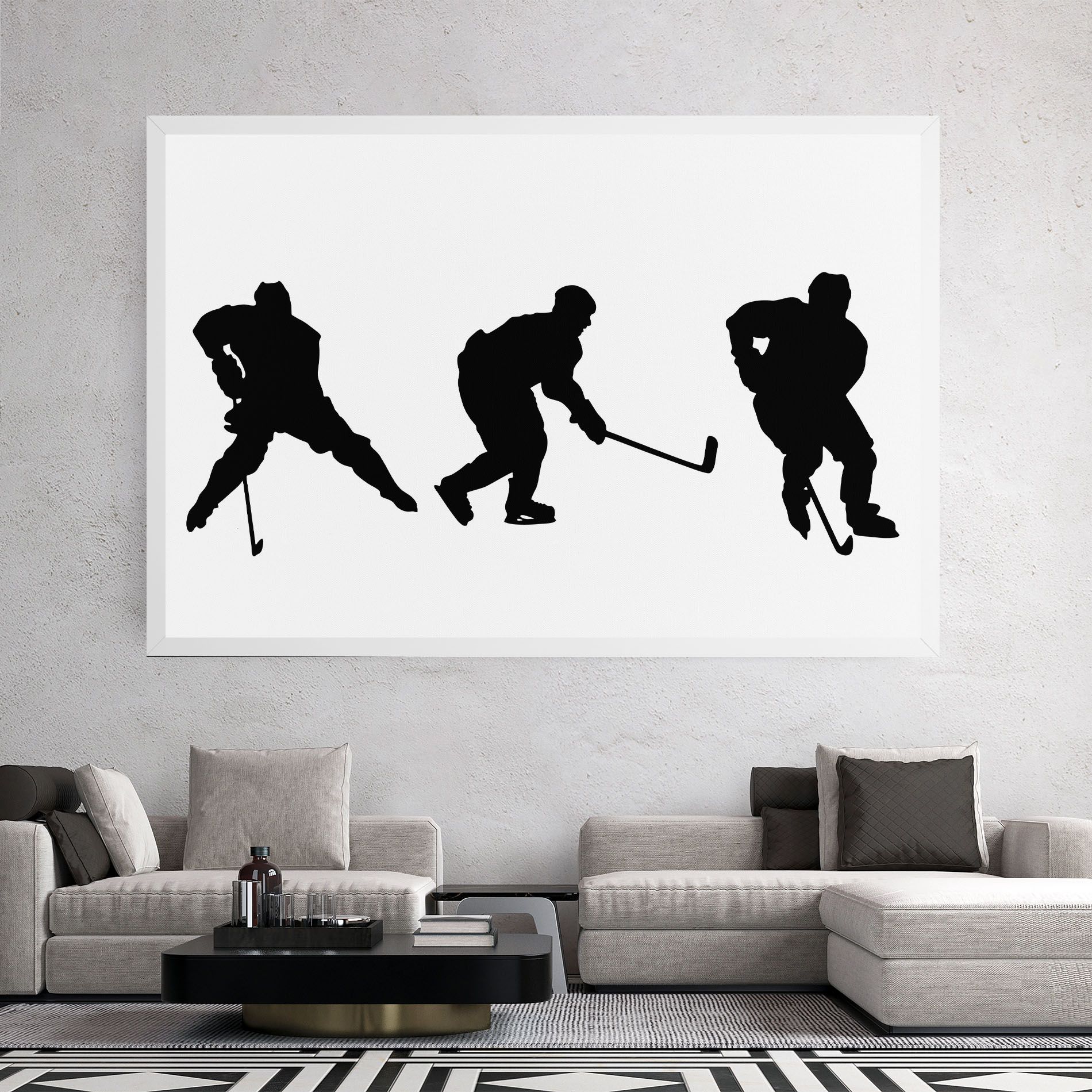 Hockey Pose mockup 2