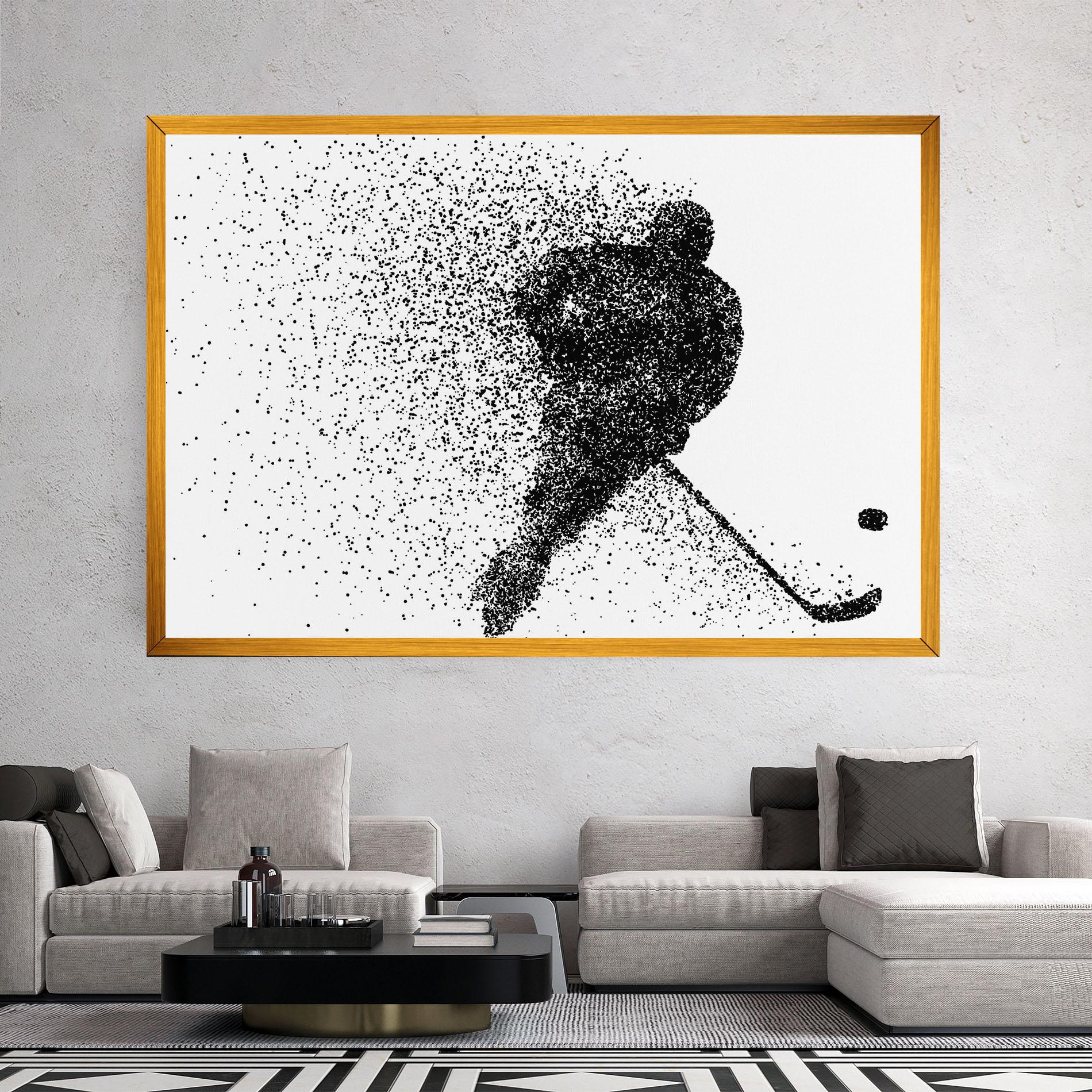 Vászonkép Hockey Art mockup 2