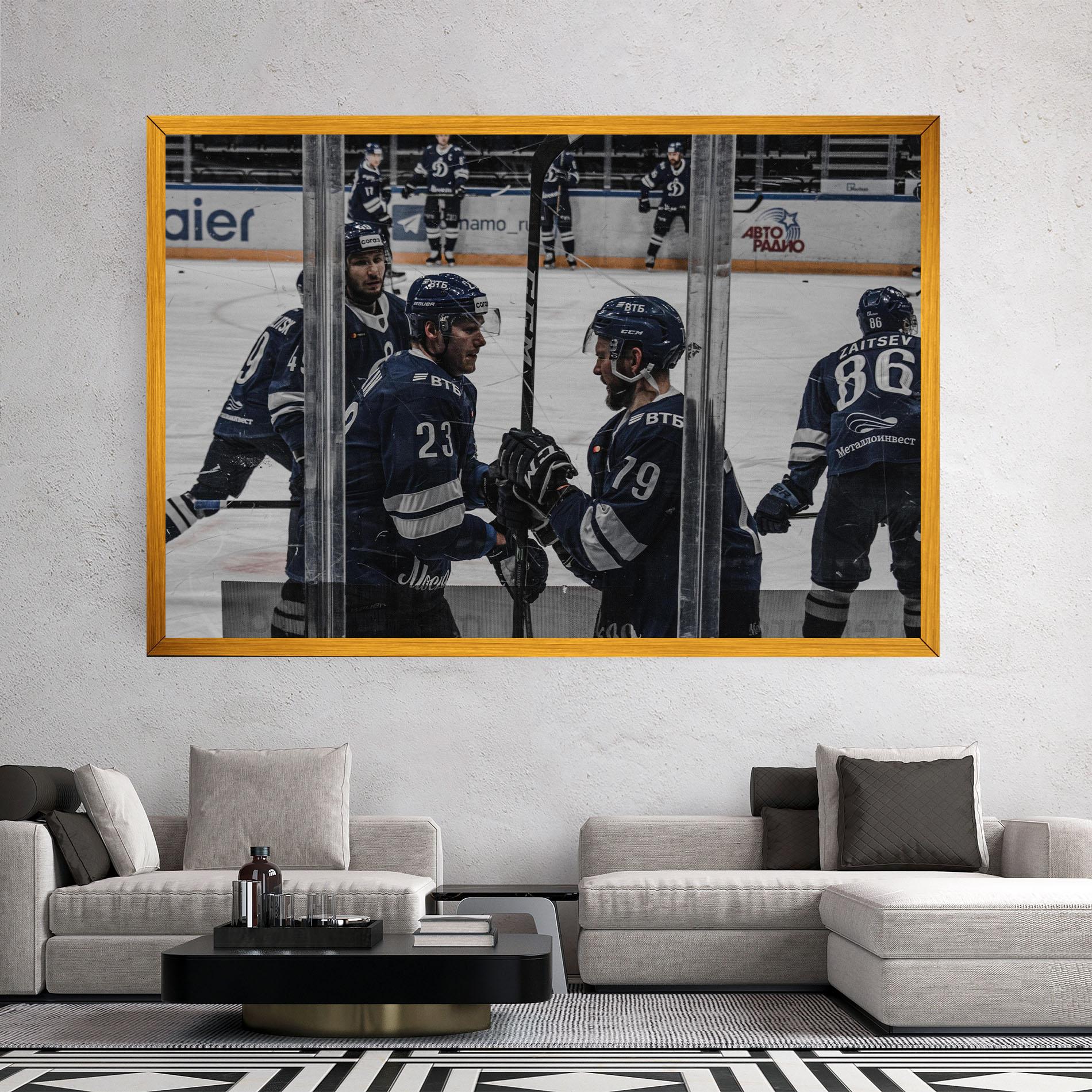 Vászonkép Hockey Players mockup 2