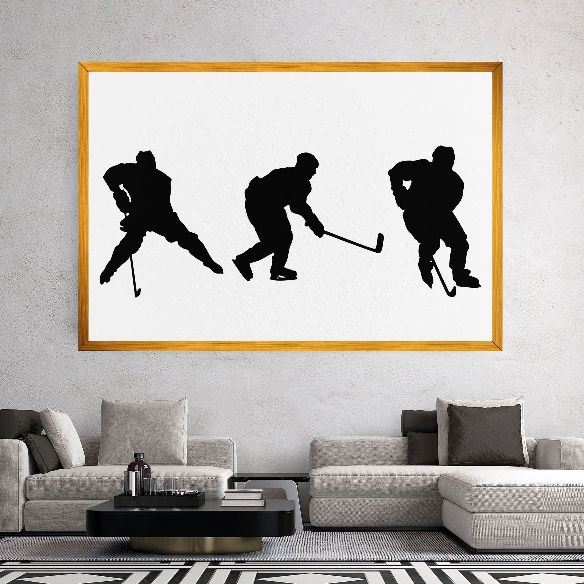 Hockey Pose mockup 2