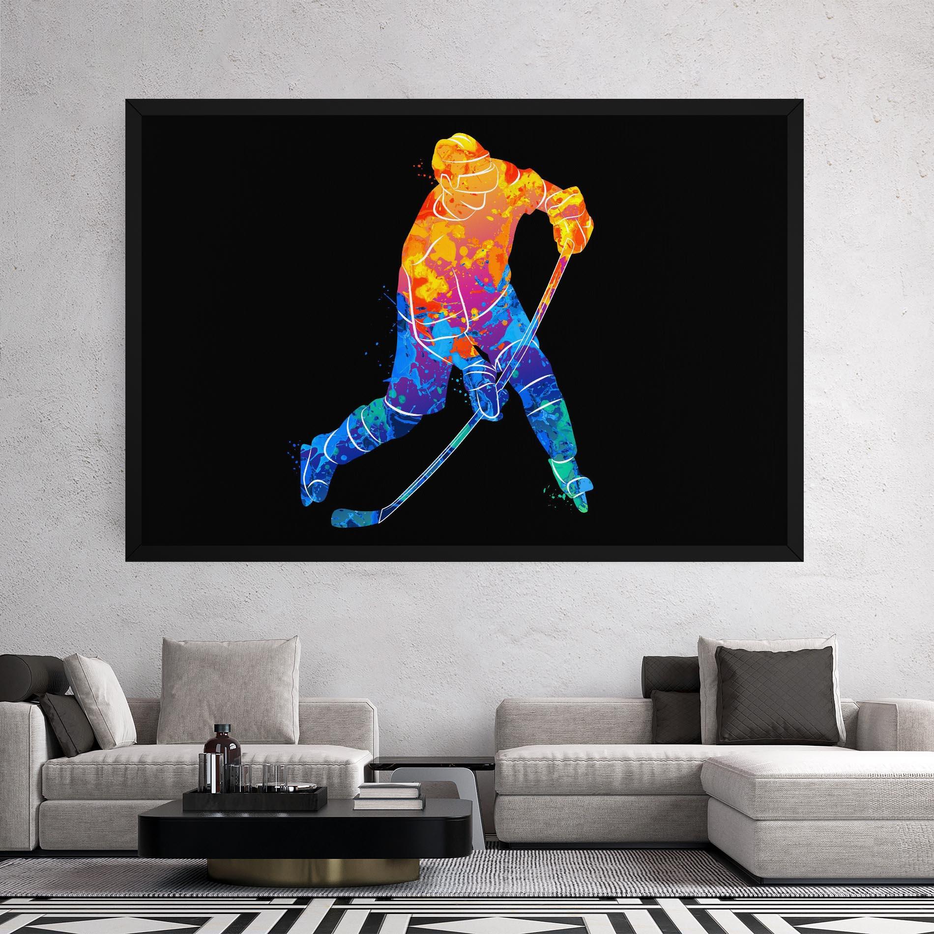 Vászonkép Color Mix Hockey mockup 2