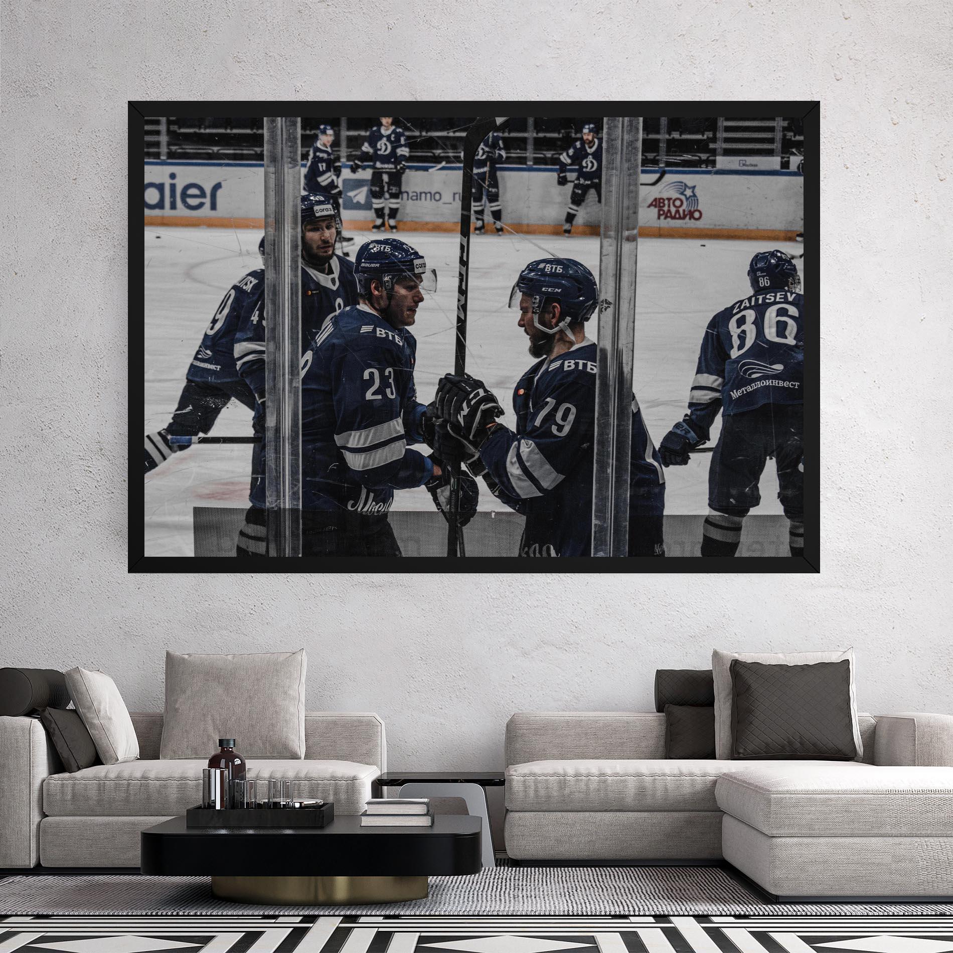 Vászonkép Hockey Players mockup 2