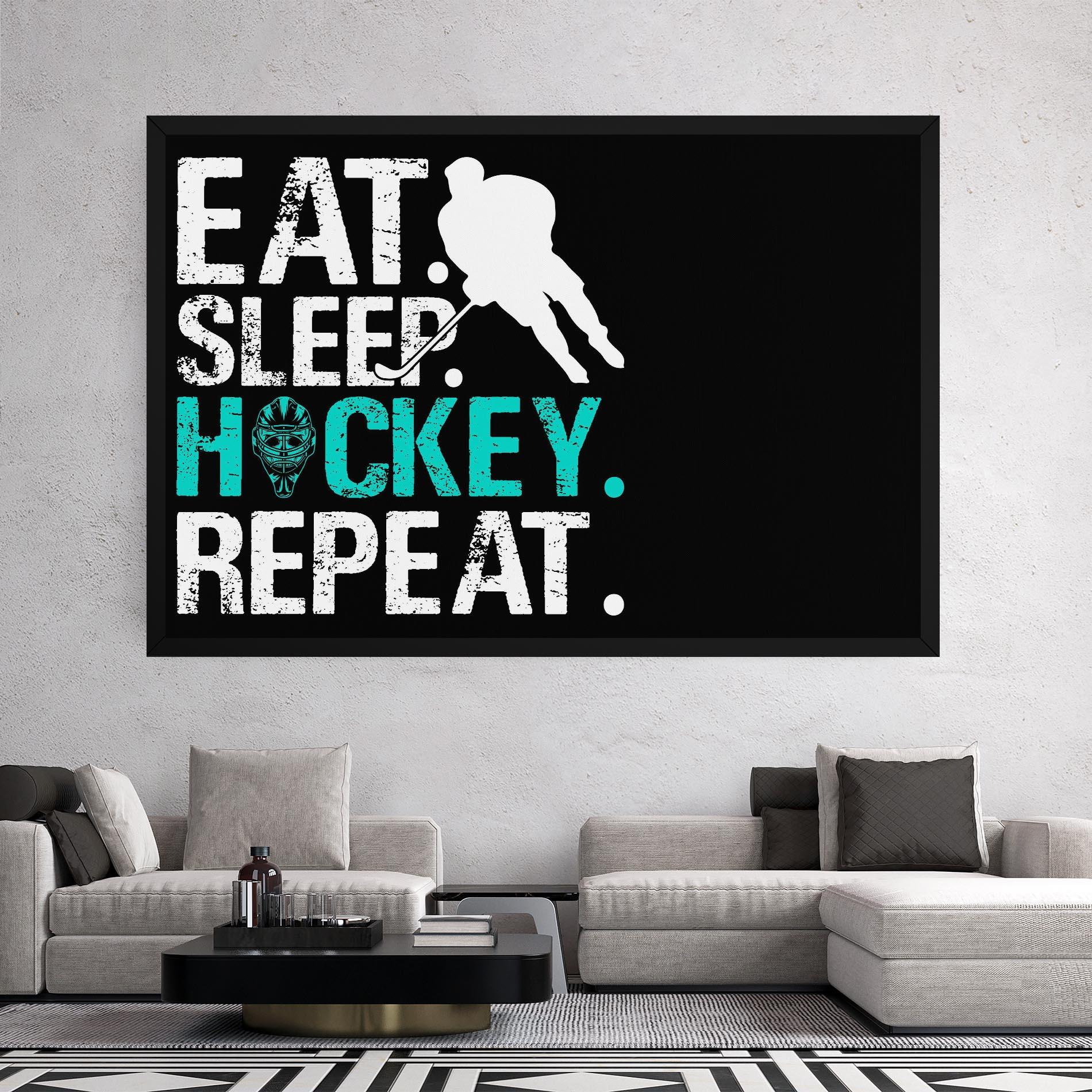 Vászonkép Sleep Hockey mockup 2