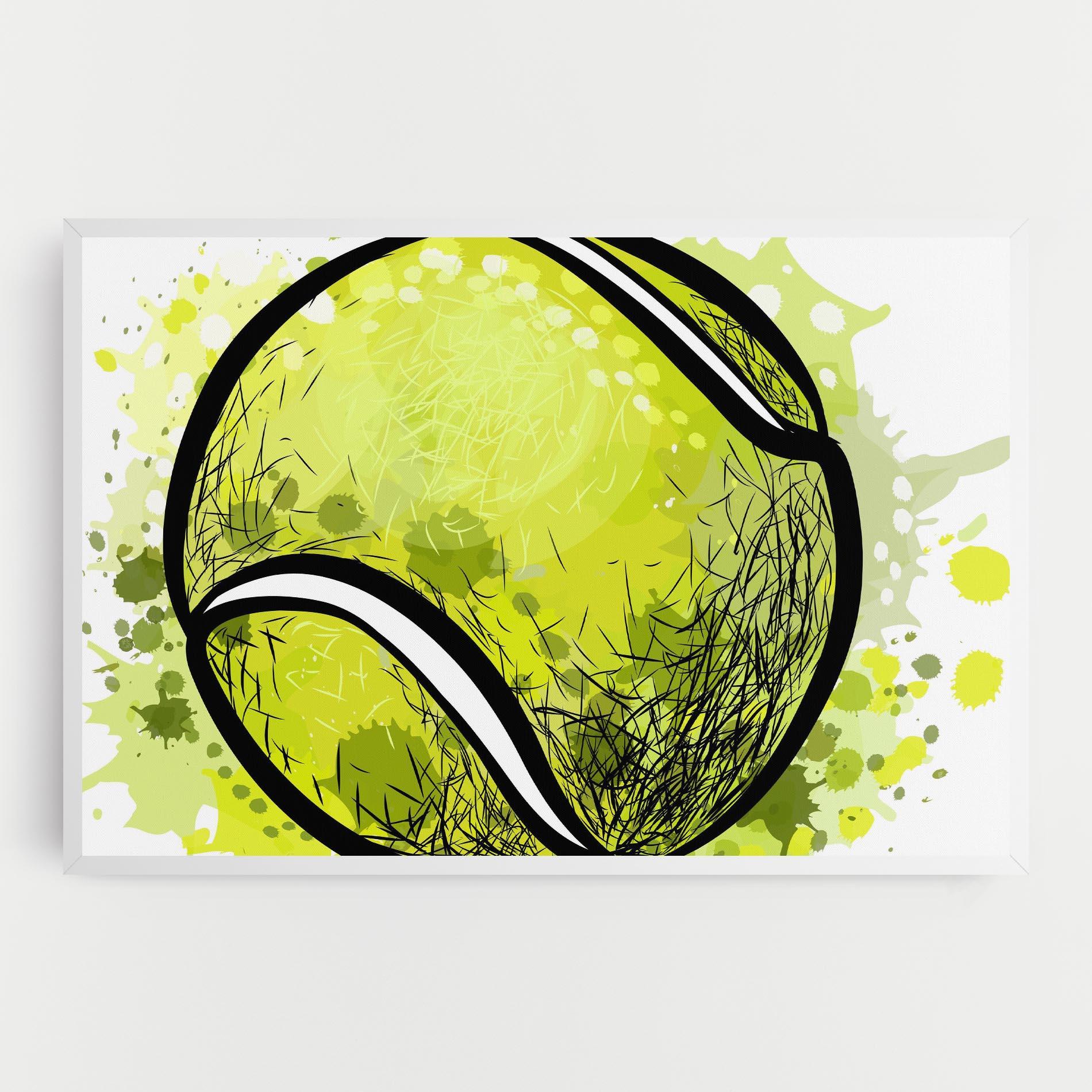 Vászonkép Big Tennis Ball mockup 0