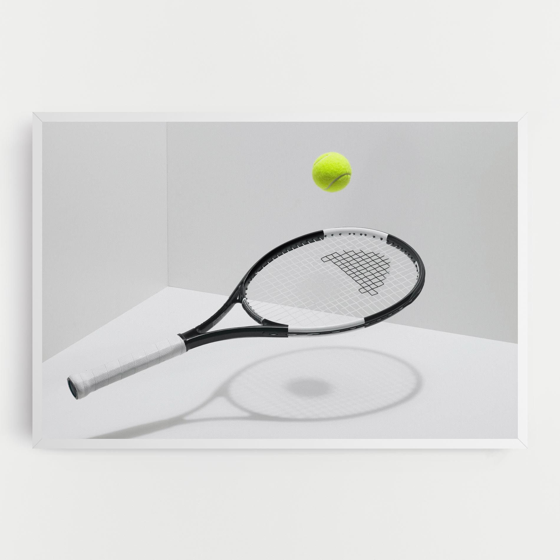 Floating Tennis Racket mockup 0