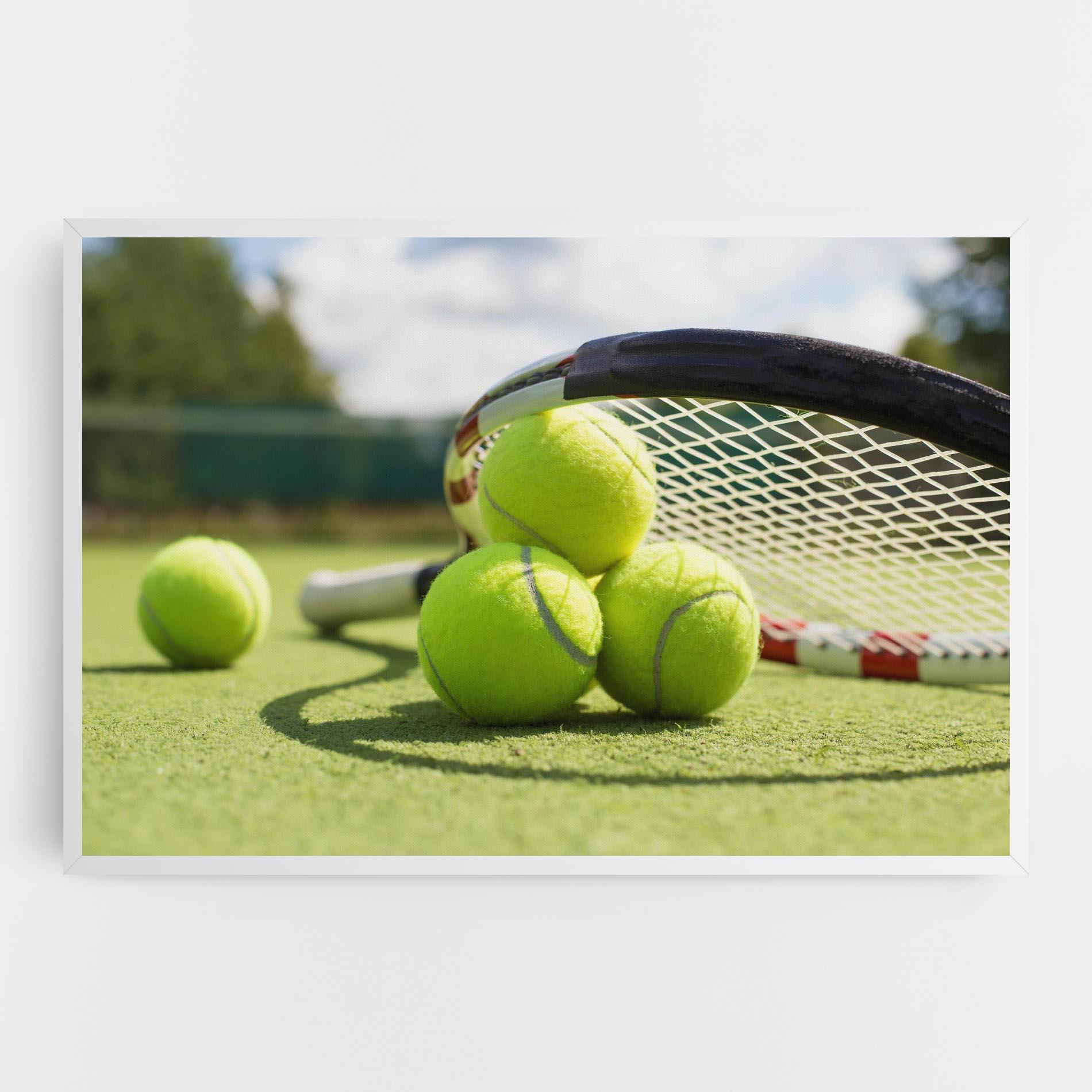 Vászonkép Grass Tennis Balls mockup 0