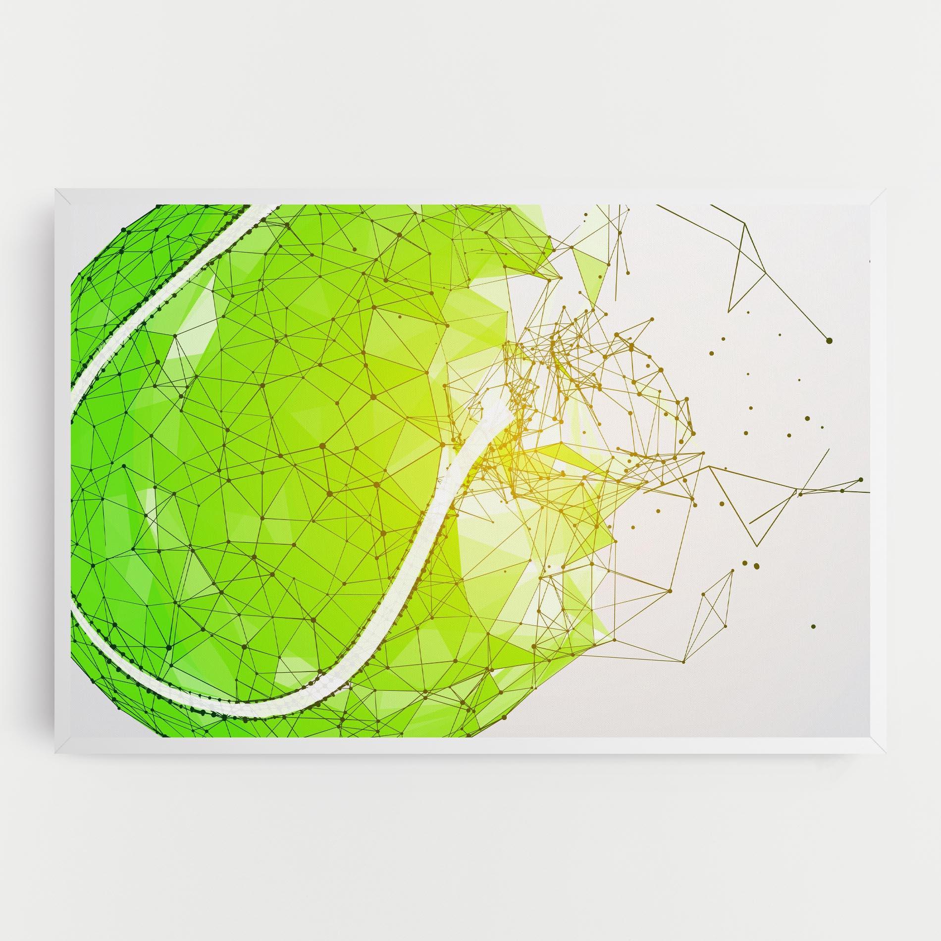 Vászonkép Green Line Tennis mockup 0