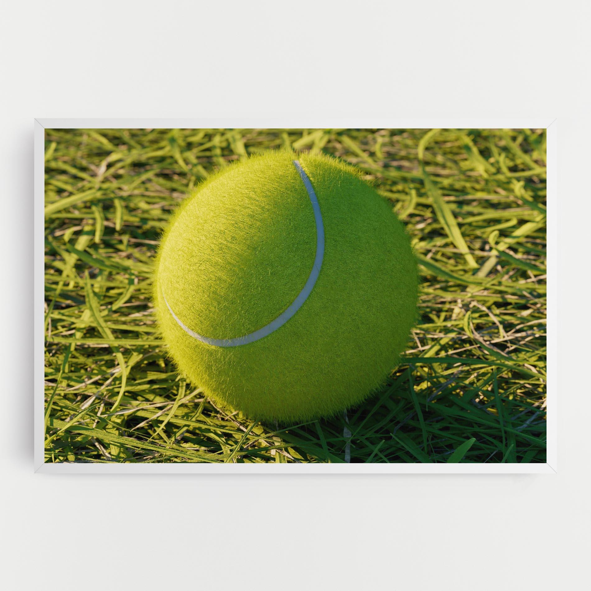 Vászonkép Green Tennis Ball mockup 0