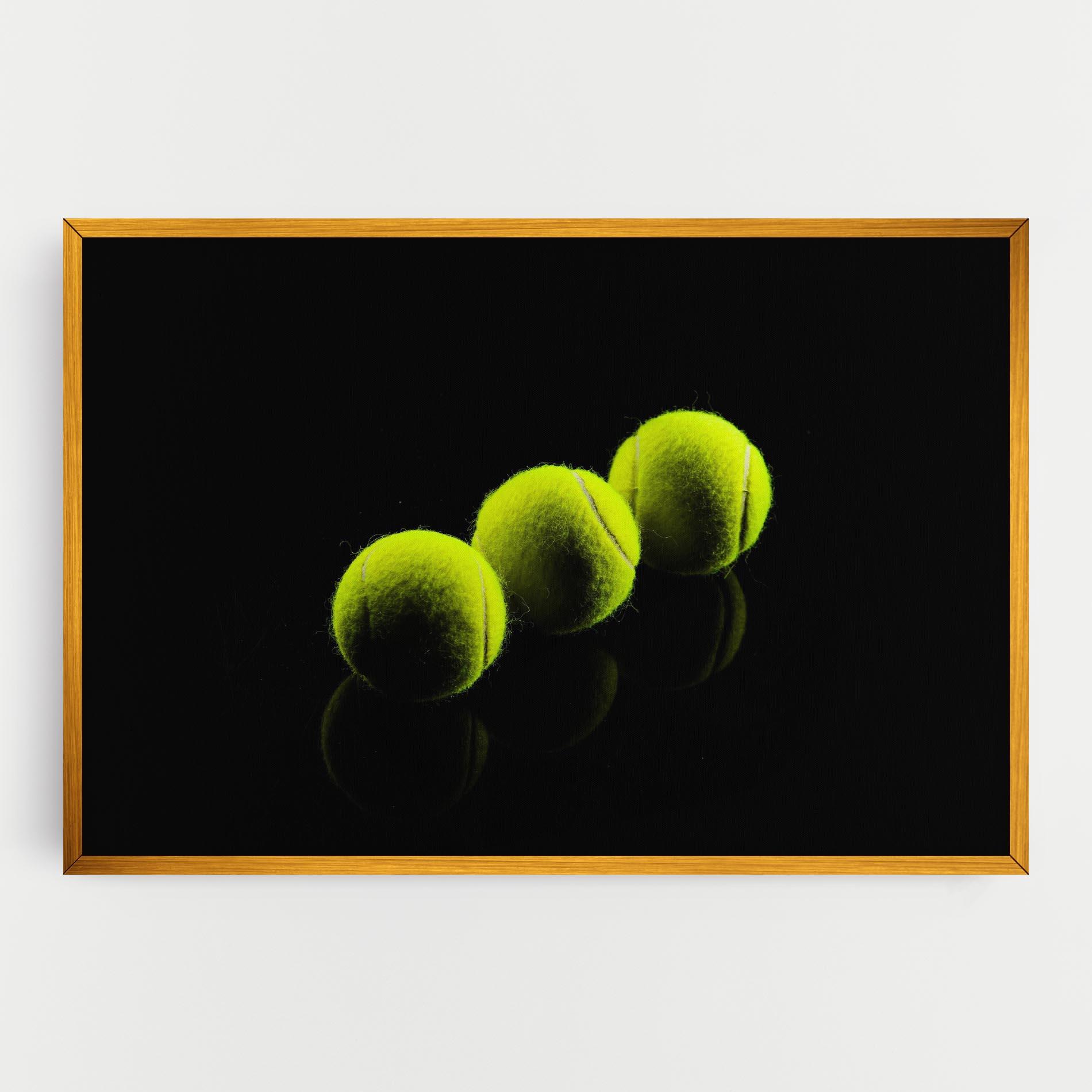 Vászonkép 3 Tennis Balls mockup 0
