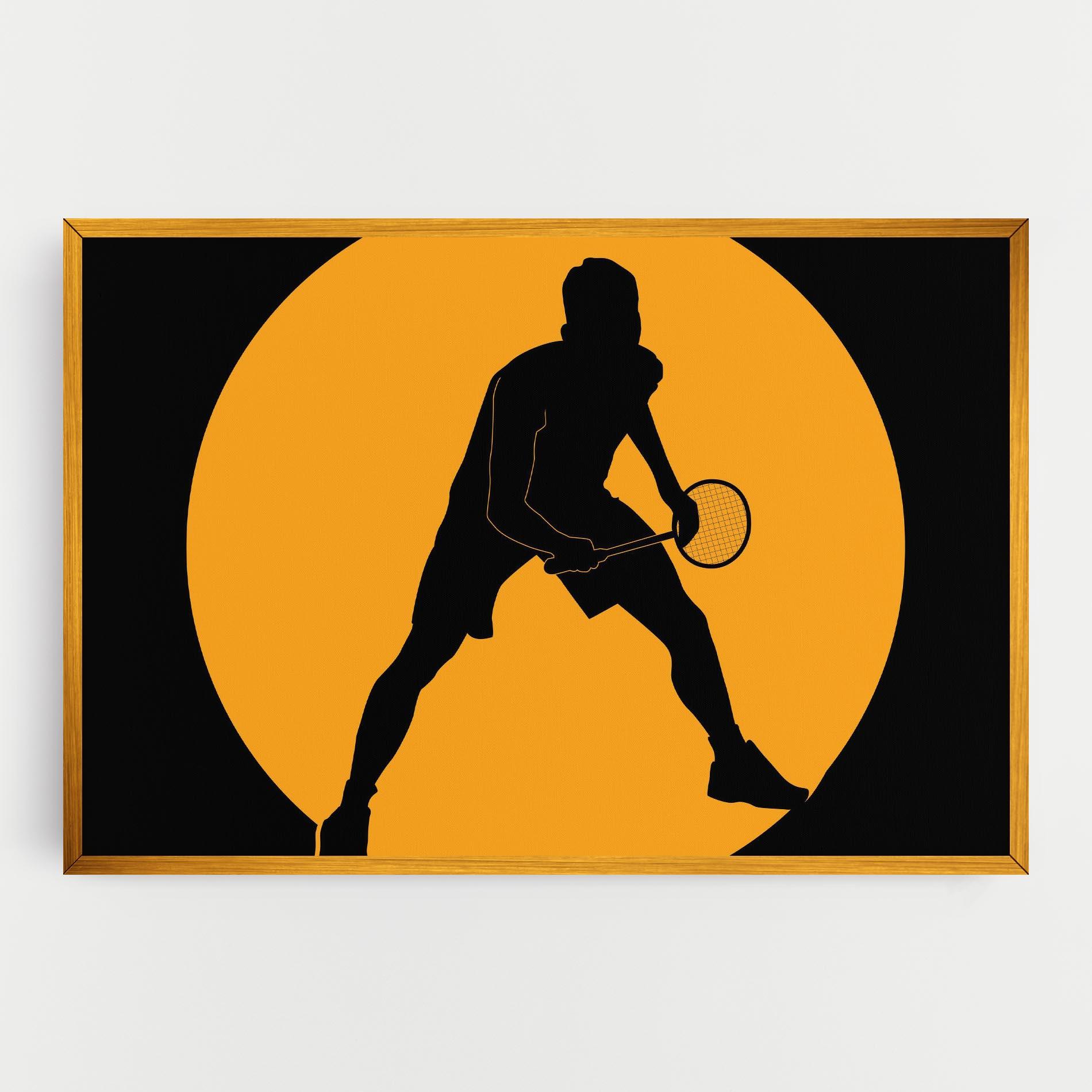 Vászonkép Orange Tennis mockup 0