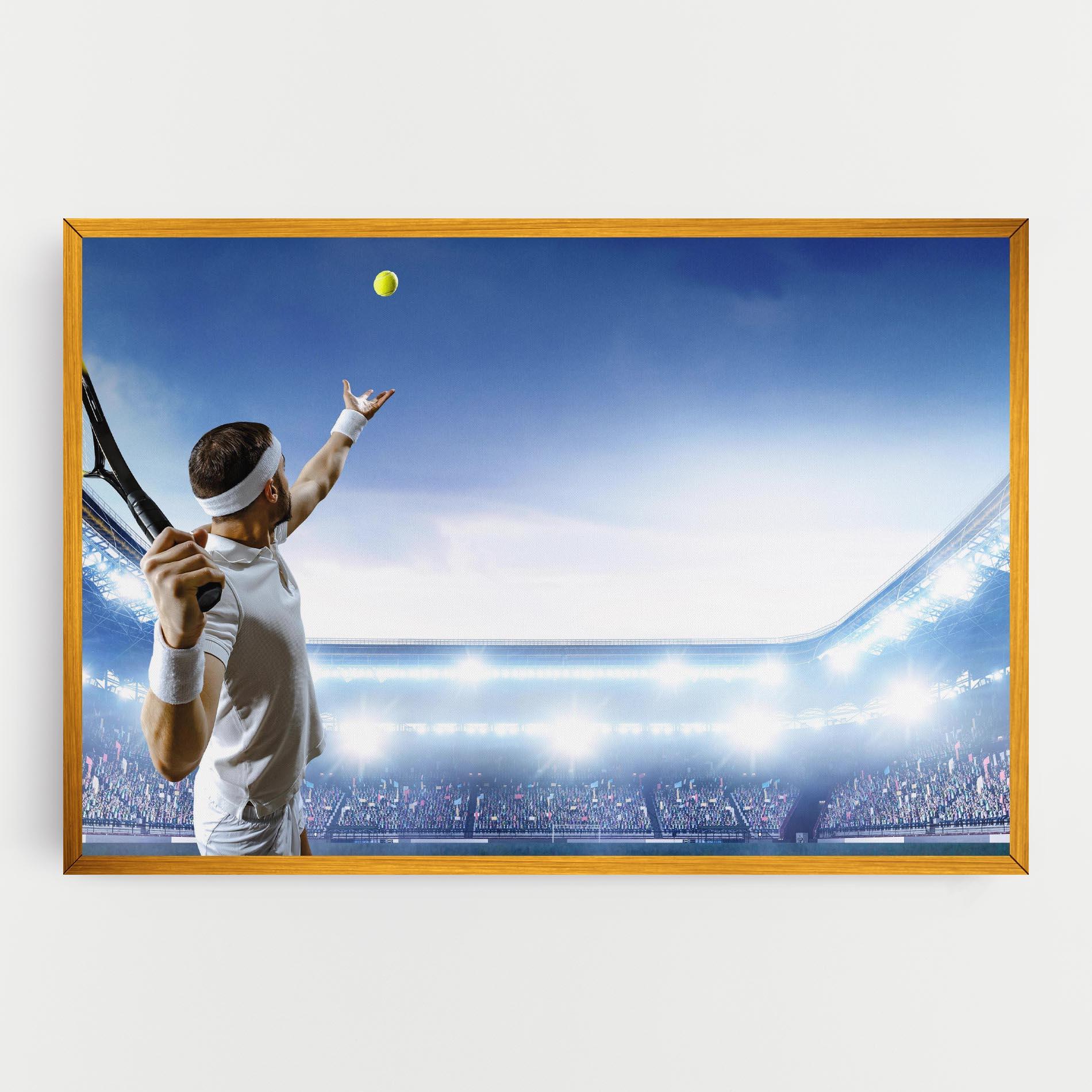 Vászonkép Stadium Tennis Player mockup 0