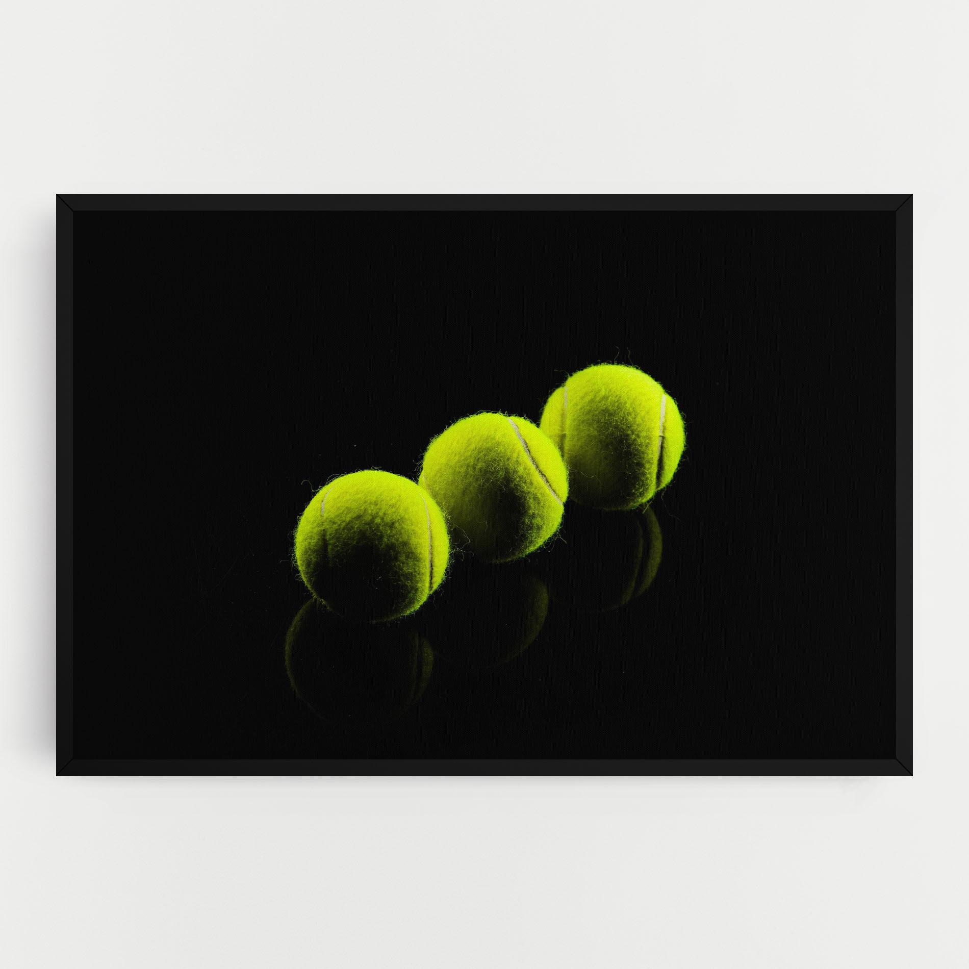 Vászonkép 3 Tennis Balls mockup 0