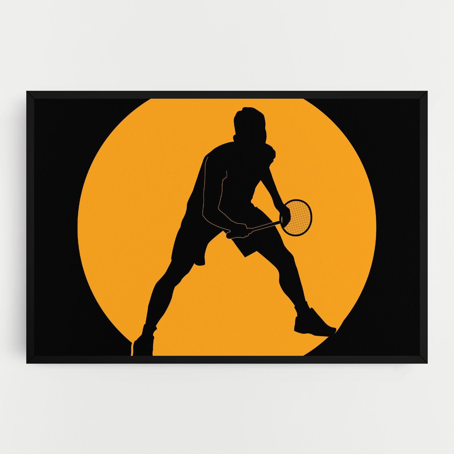 Vászonkép Orange Tennis mockup 0