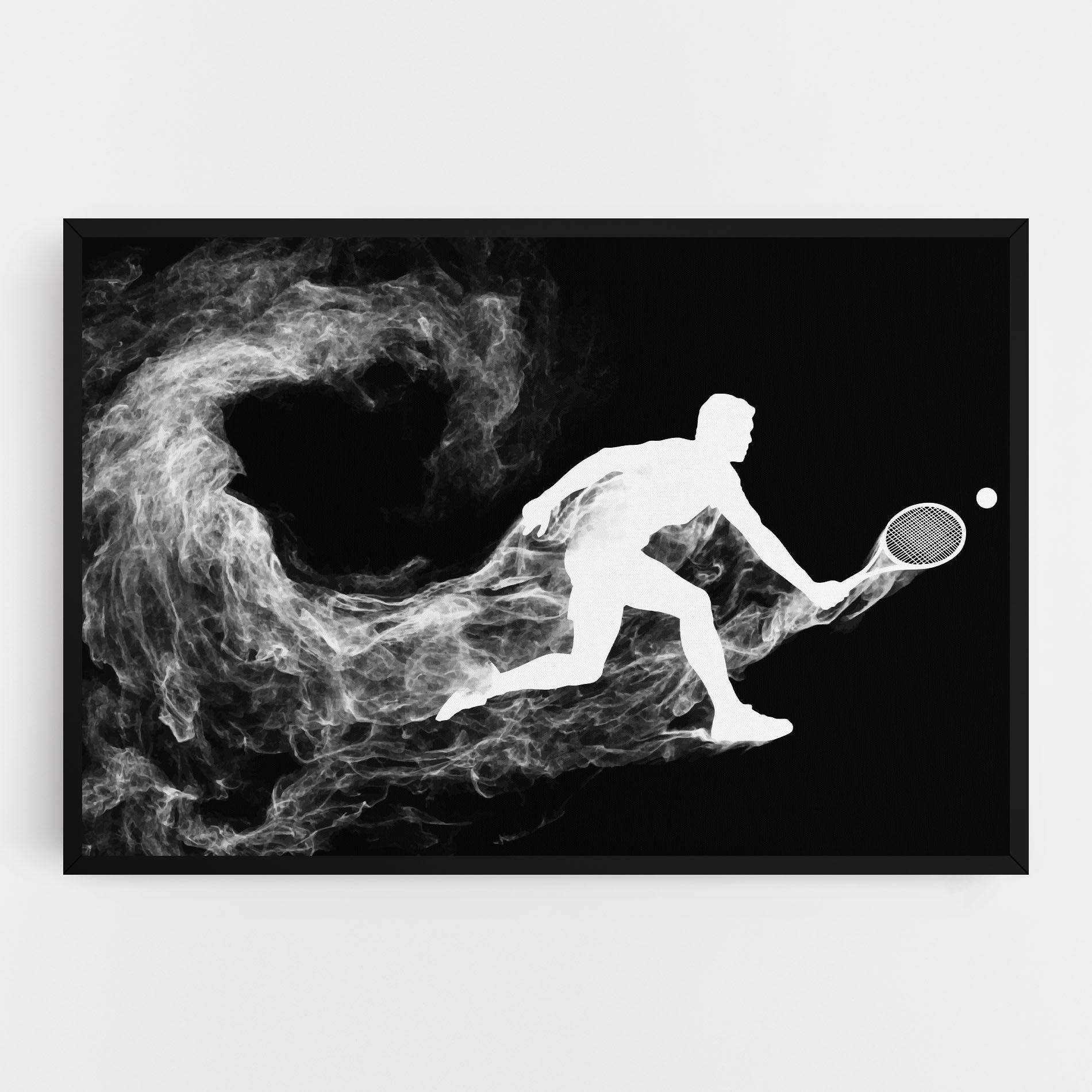 Vászonkép Tennis White Smoke mockup 0