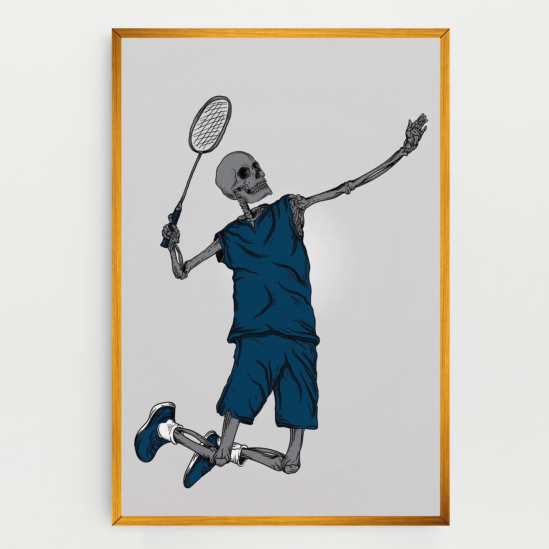 Blue Skull Tennis mockup 0