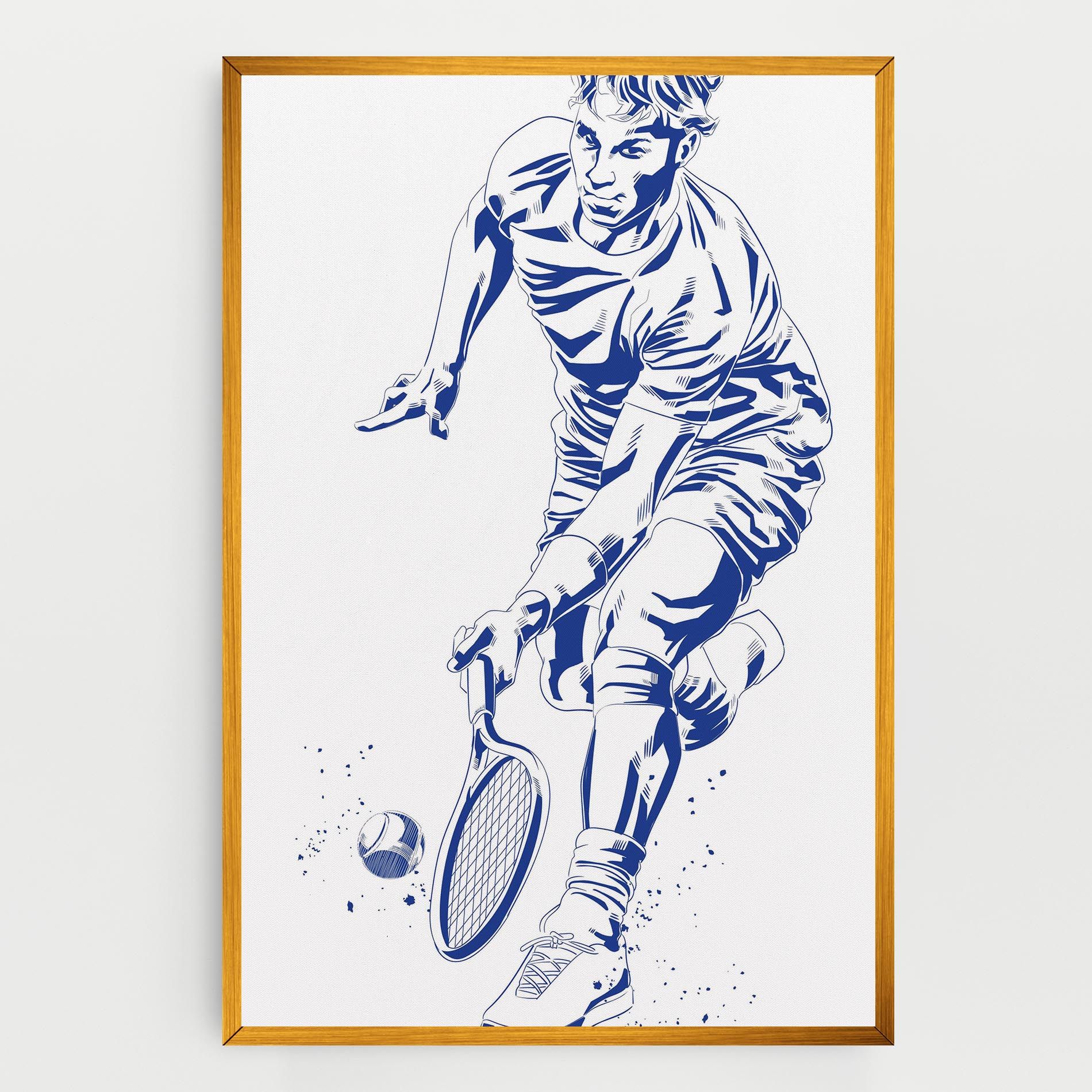 Blue Tennis mockup 0