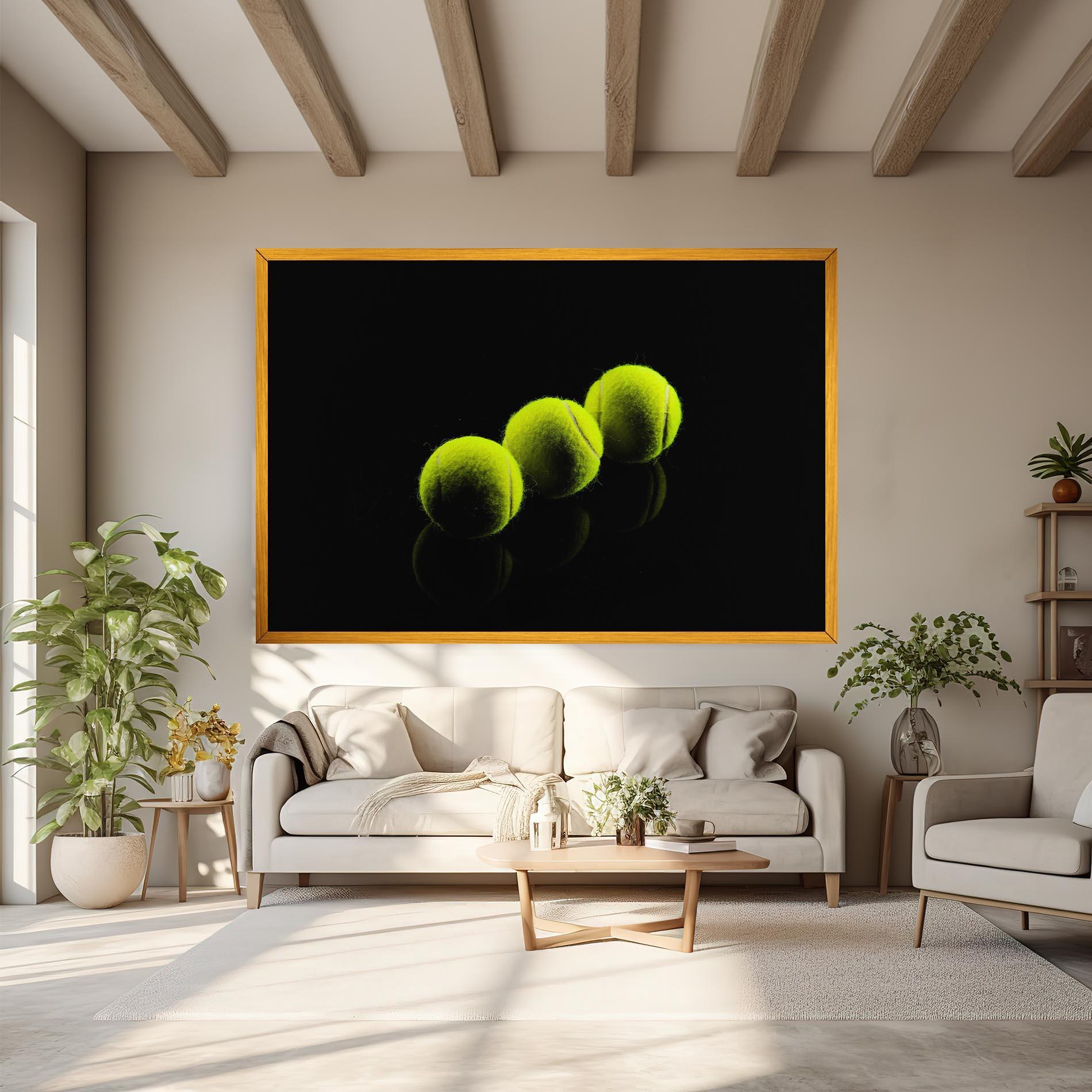 Vászonkép 3 Tennis Balls mockup 6