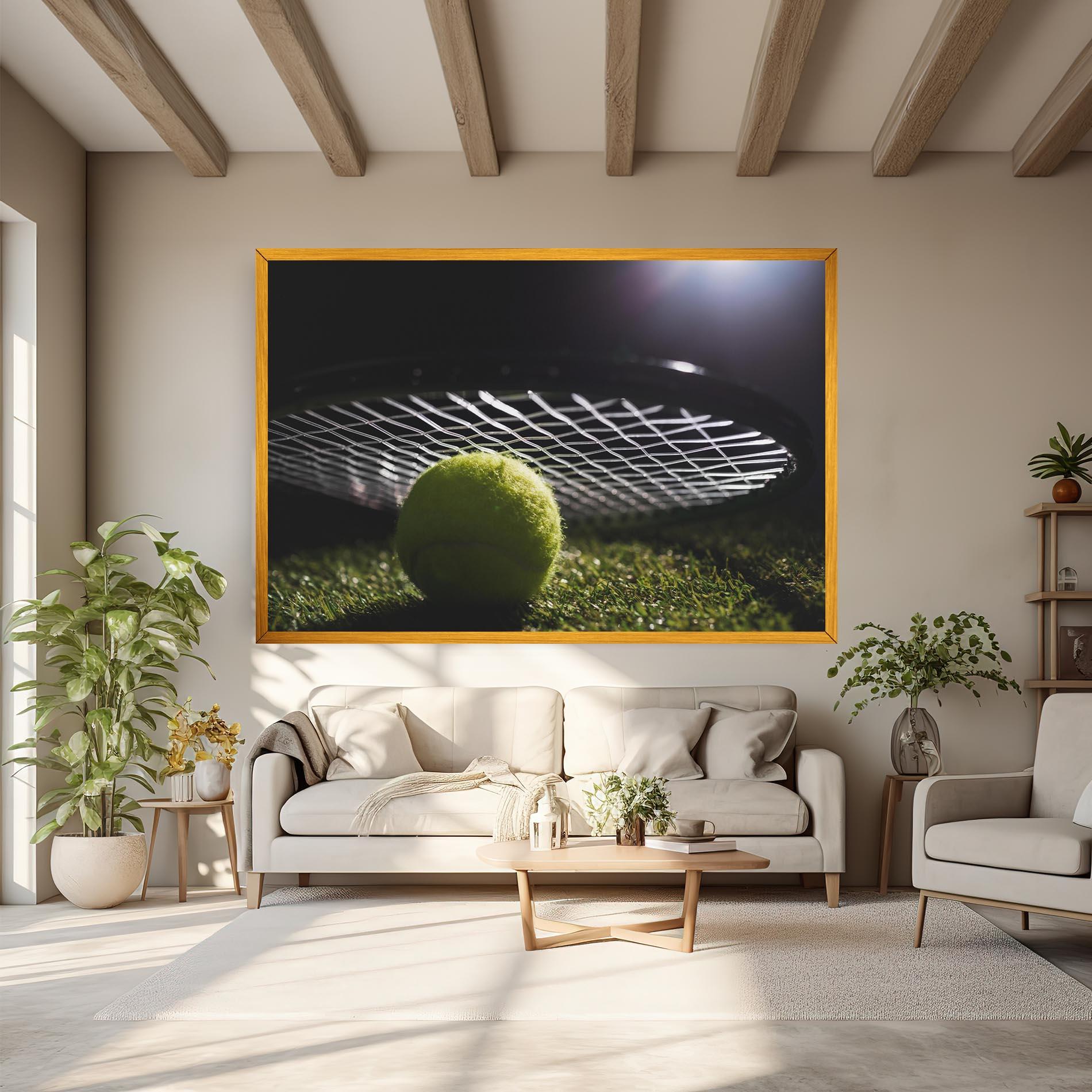 Vászonkép Close Up Tennis Ball mockup 6