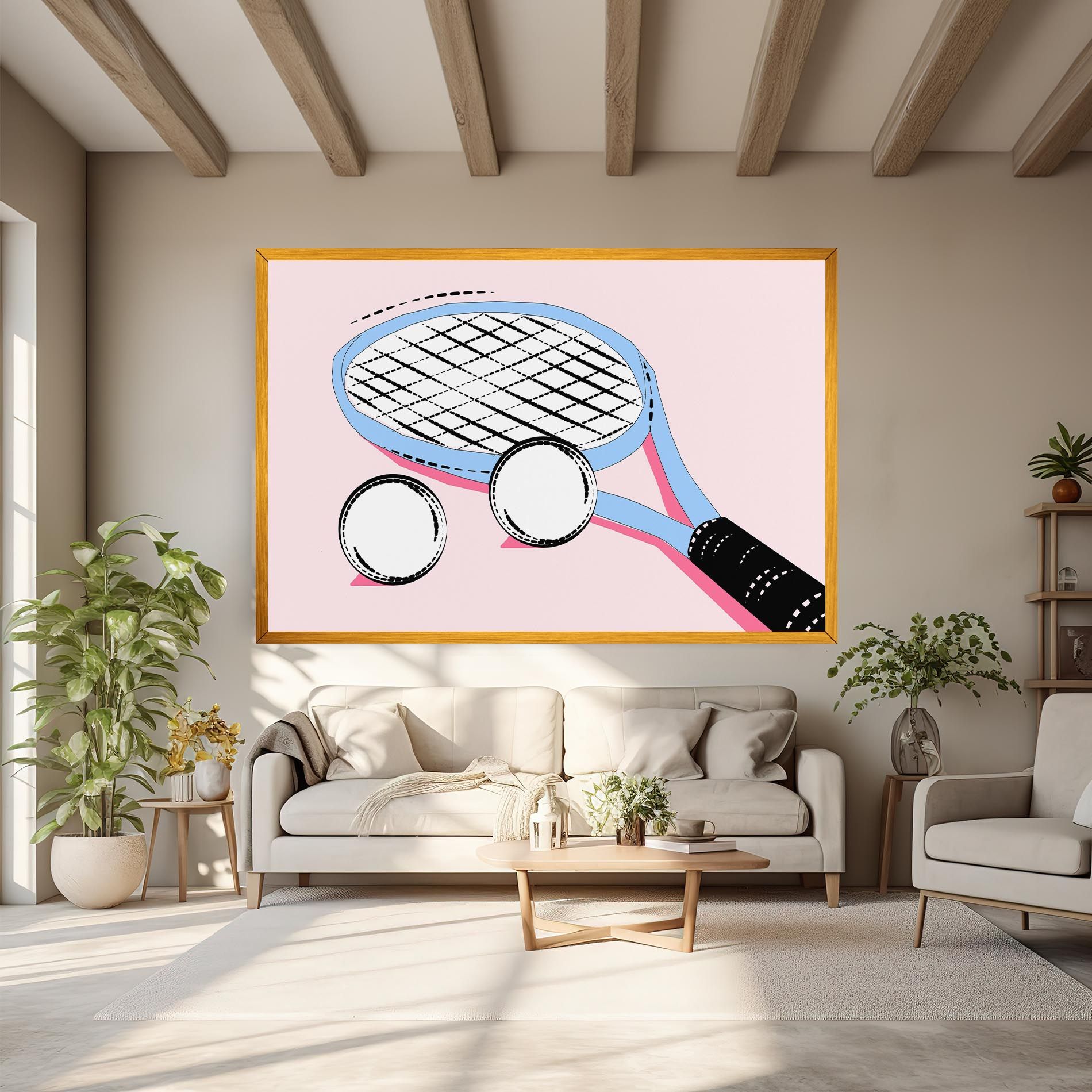 Pink Tennis mockup 6