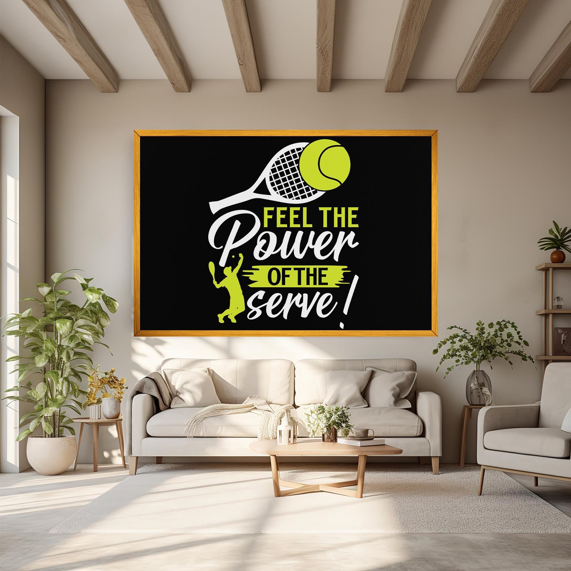 Vászonkép Power Serve mockup 6