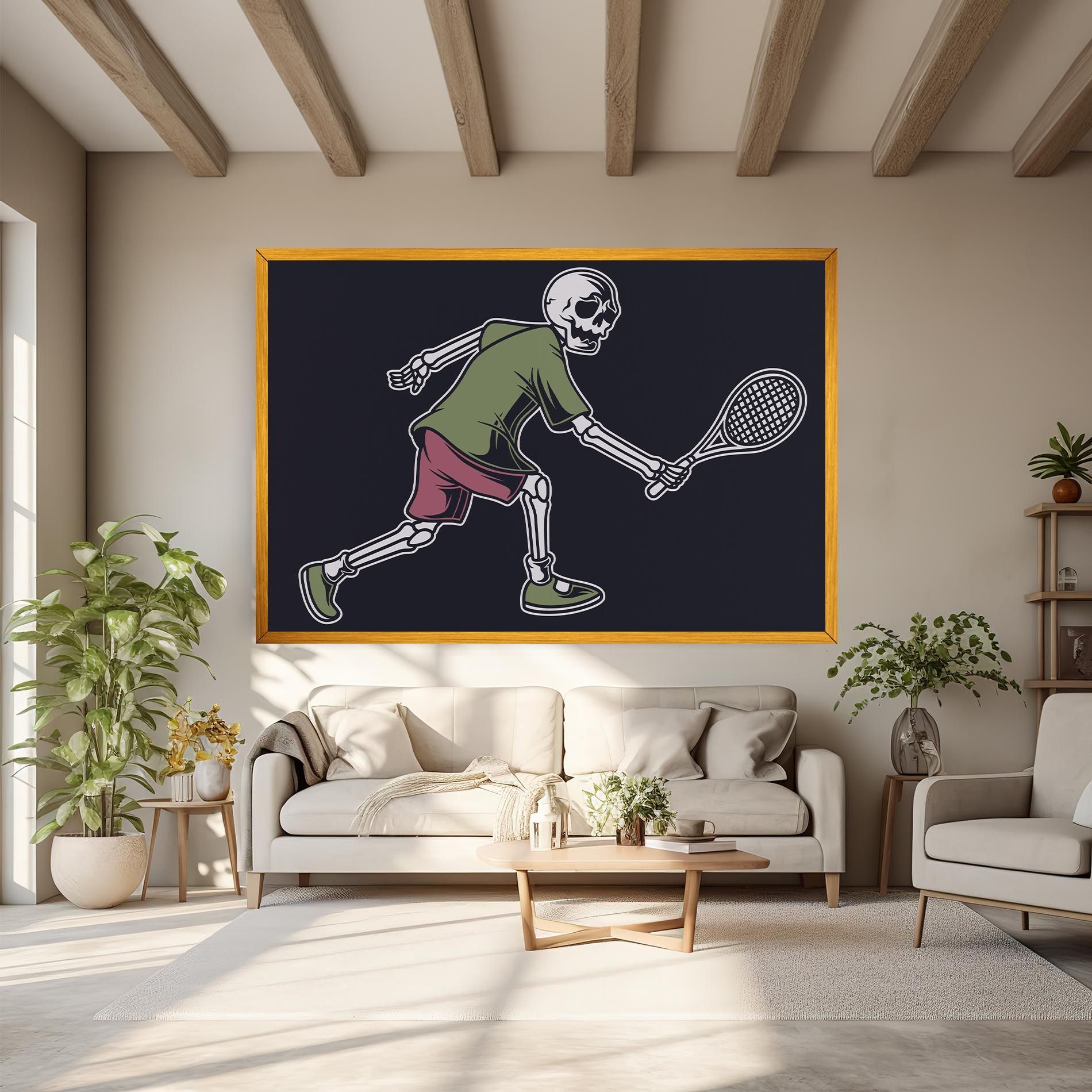 Skull Tennis mockup 6