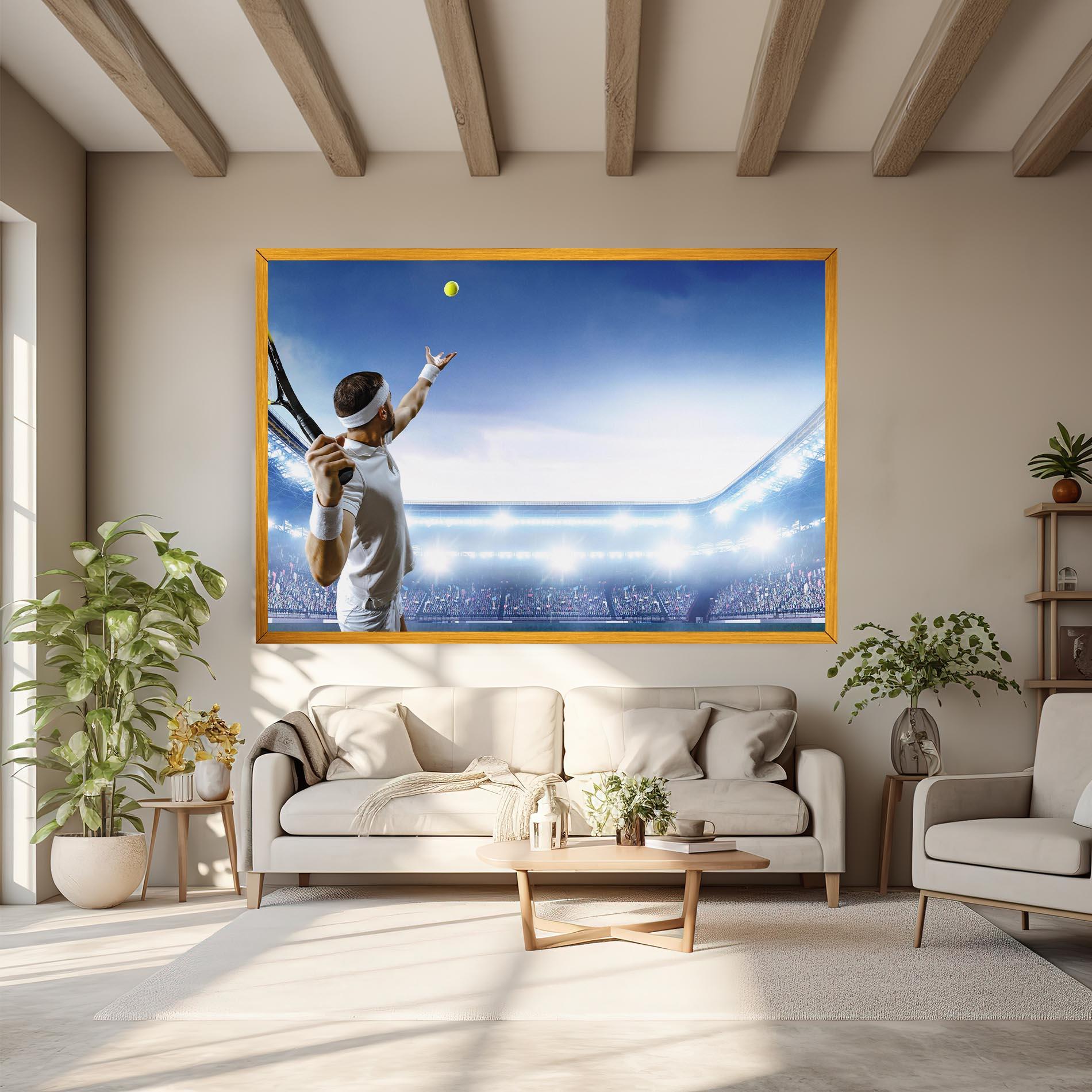 Vászonkép Stadium Tennis Player mockup 6