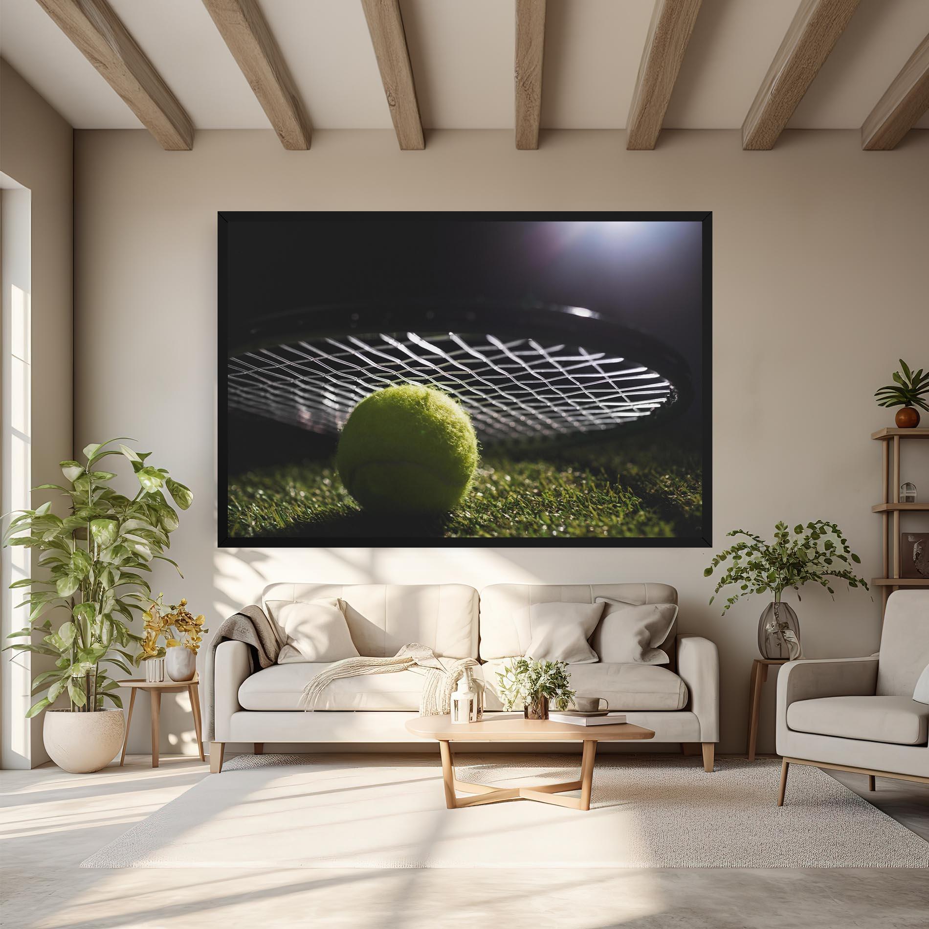 Vászonkép Close Up Tennis Ball mockup 6