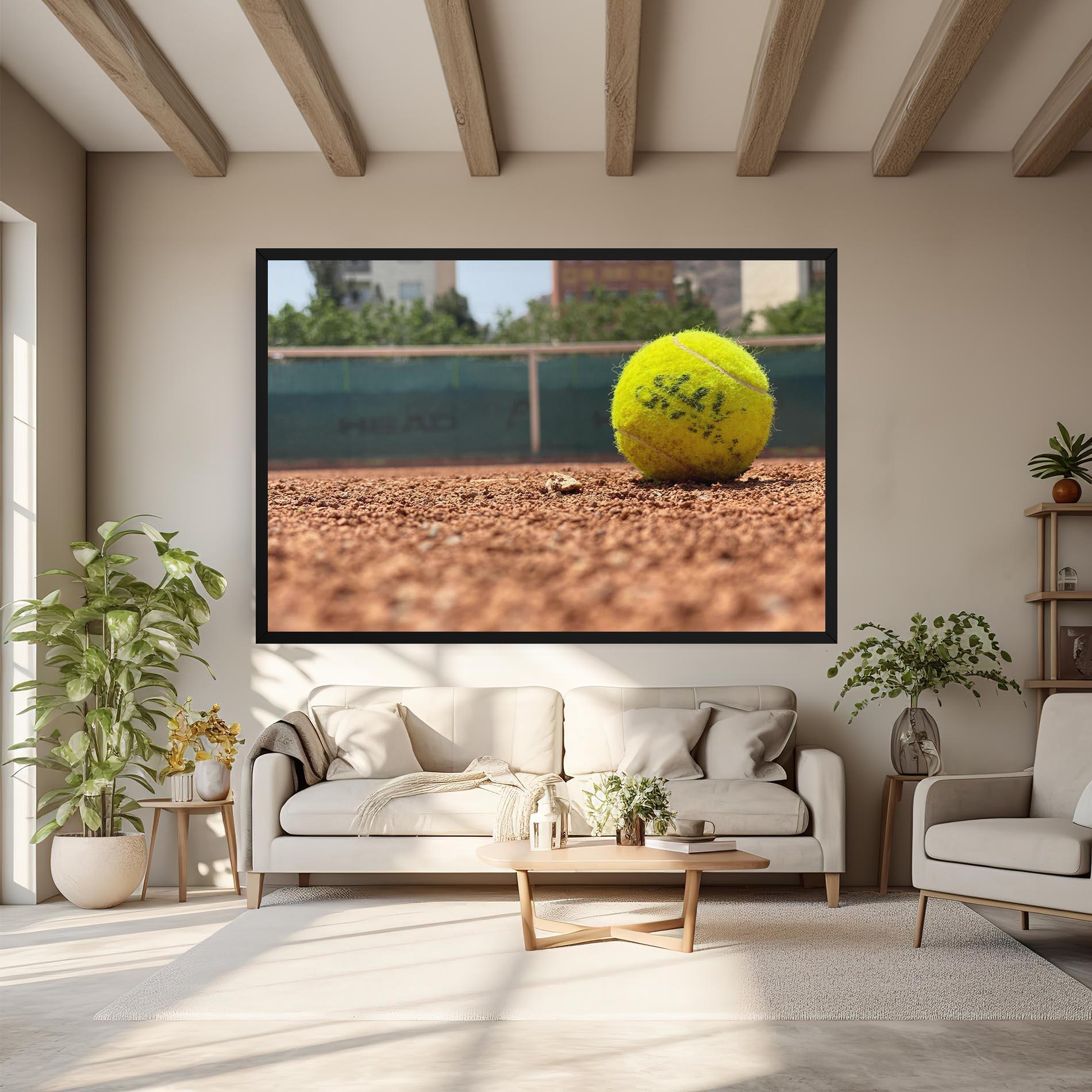 Vászonkép Lost Tennis Ball mockup 6