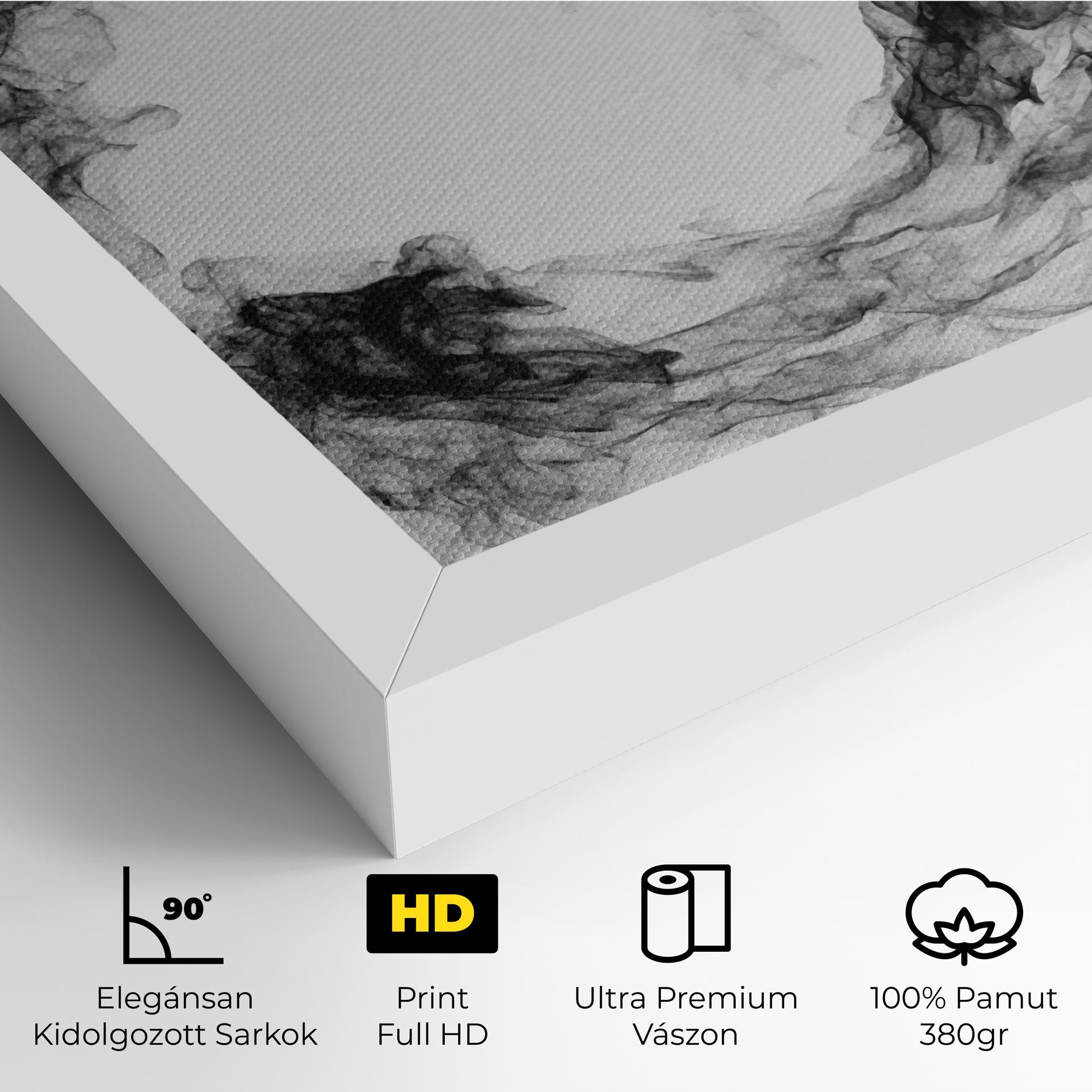 Vászonkép Black Tennis Smoke mockup 4