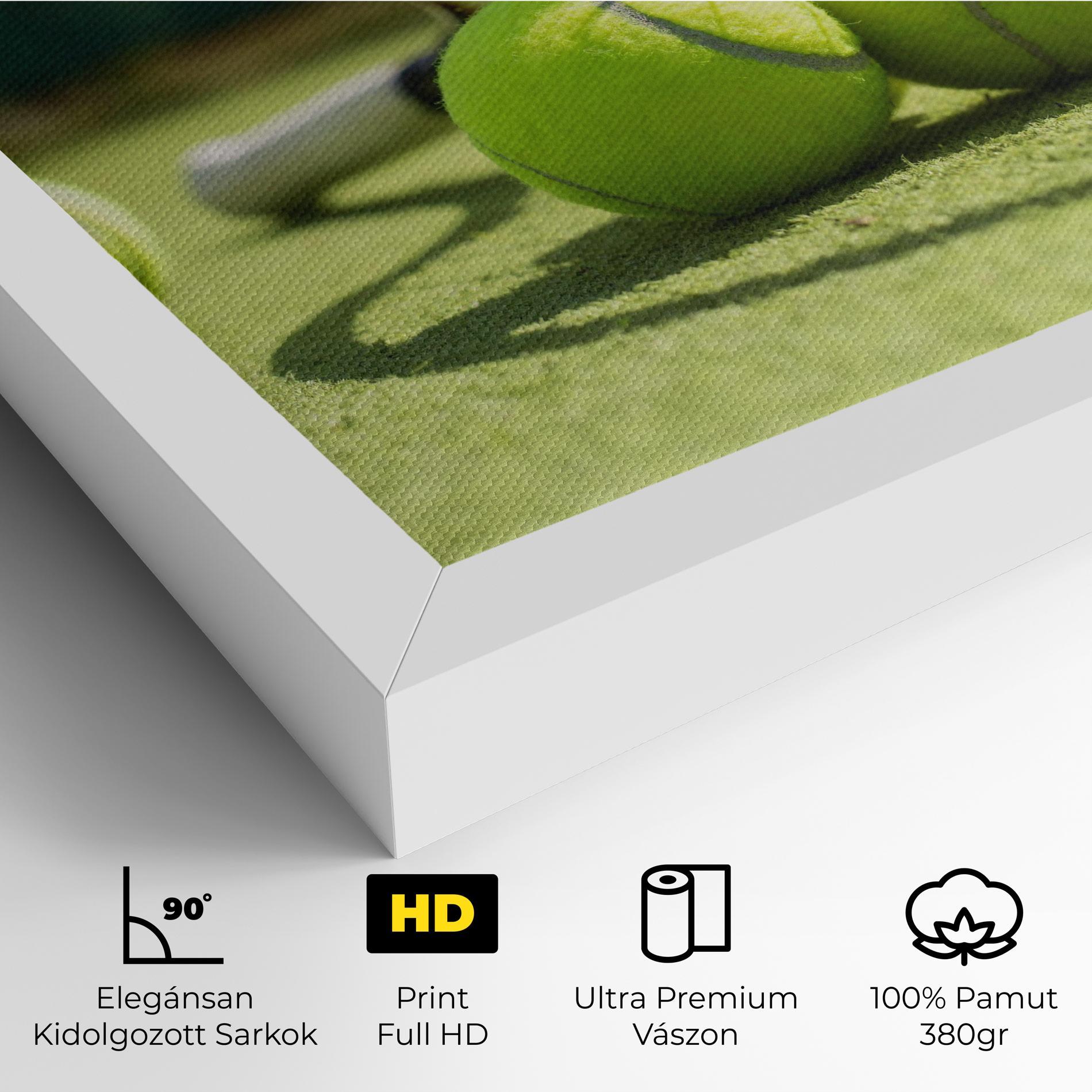 Vászonkép Grass Tennis Balls mockup 4