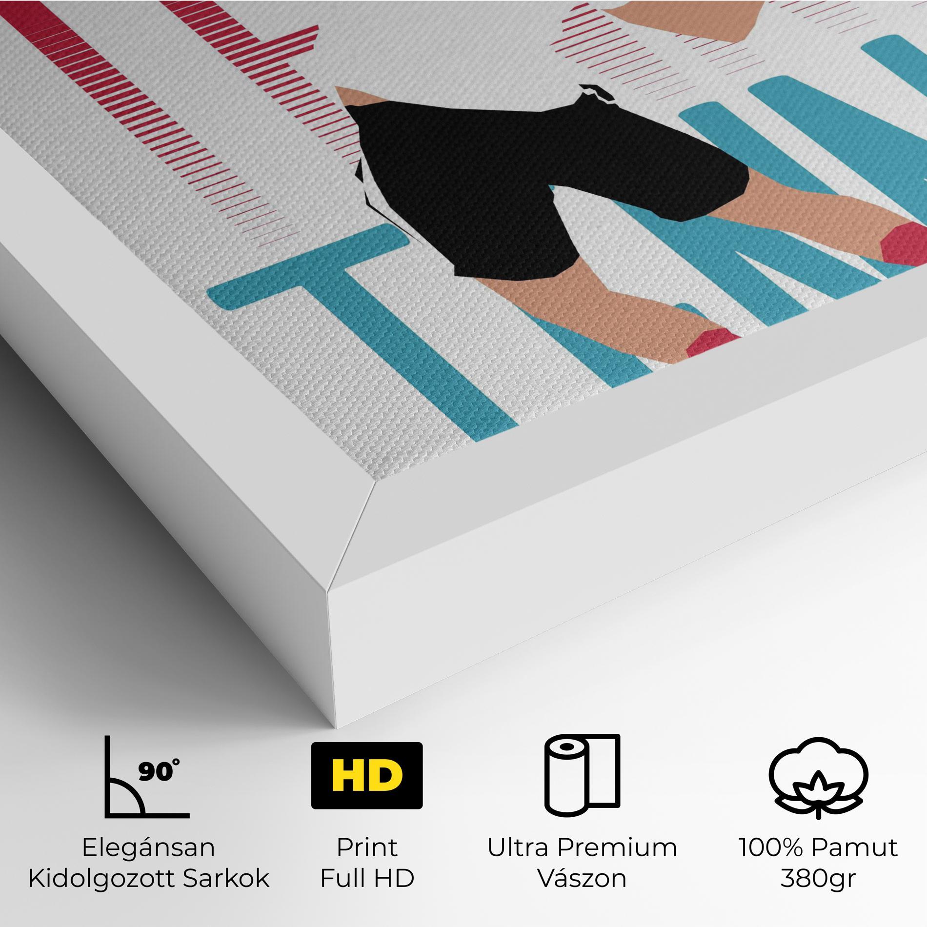 Vászonkép Tennis Ball Jump mockup 4