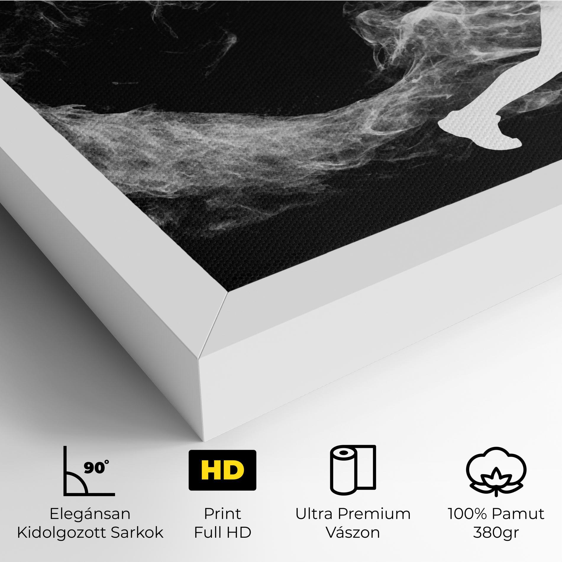 Vászonkép Tennis Spoke White mockup 4