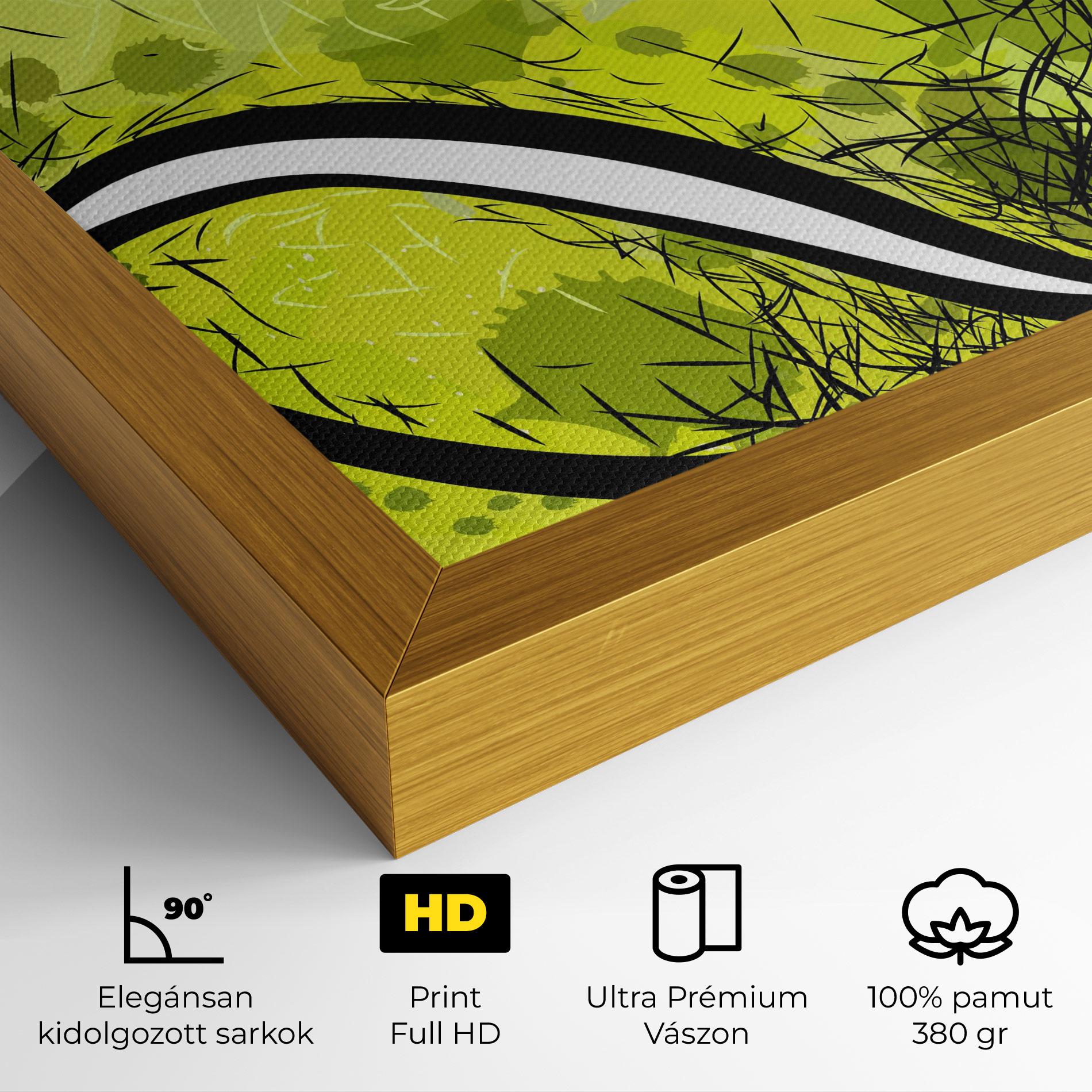 Vászonkép Big Tennis Ball mockup 4