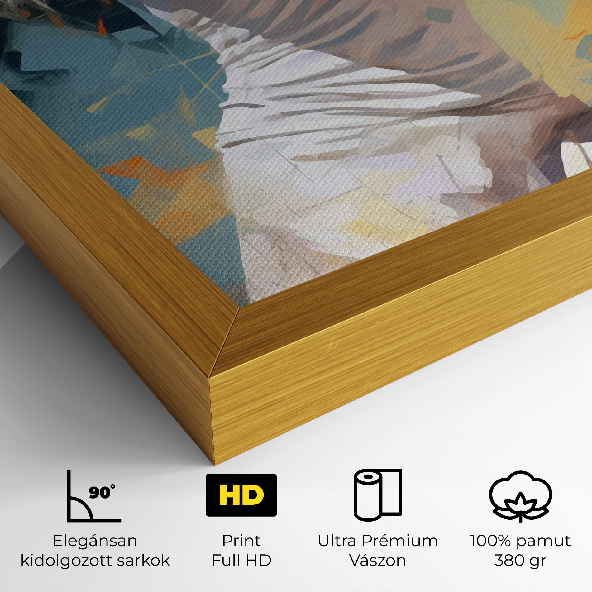 Vászonkép Blonde Tennis Girl mockup 4