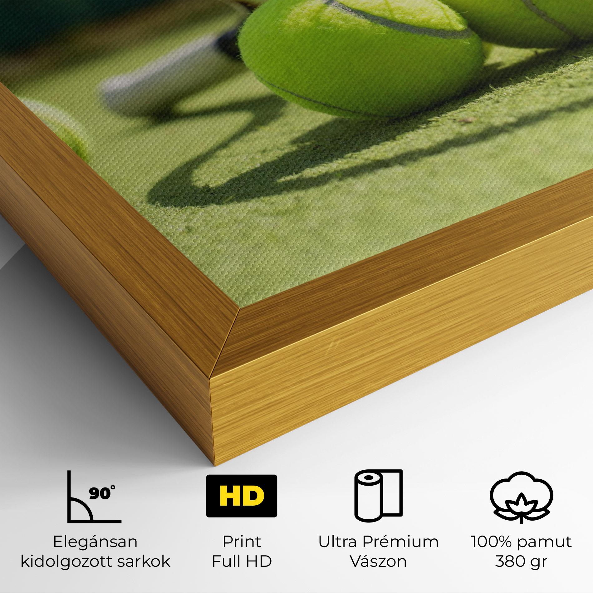 Vászonkép Grass Tennis Balls mockup 4