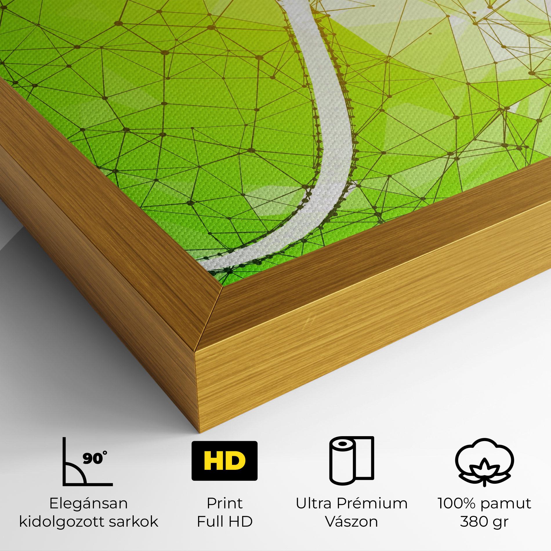 Vászonkép Green Line Tennis mockup 4