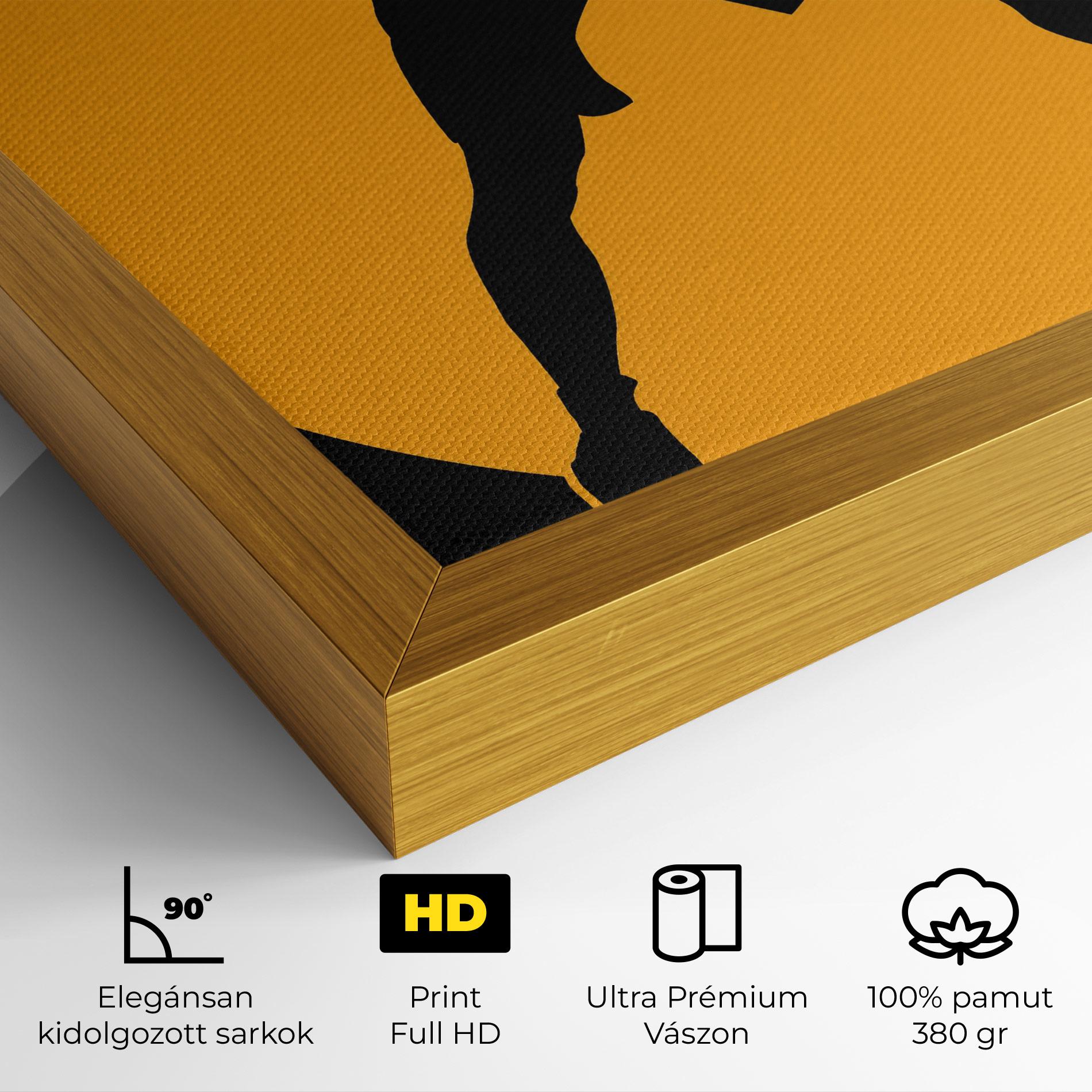 Vászonkép Orange Tennis mockup 4