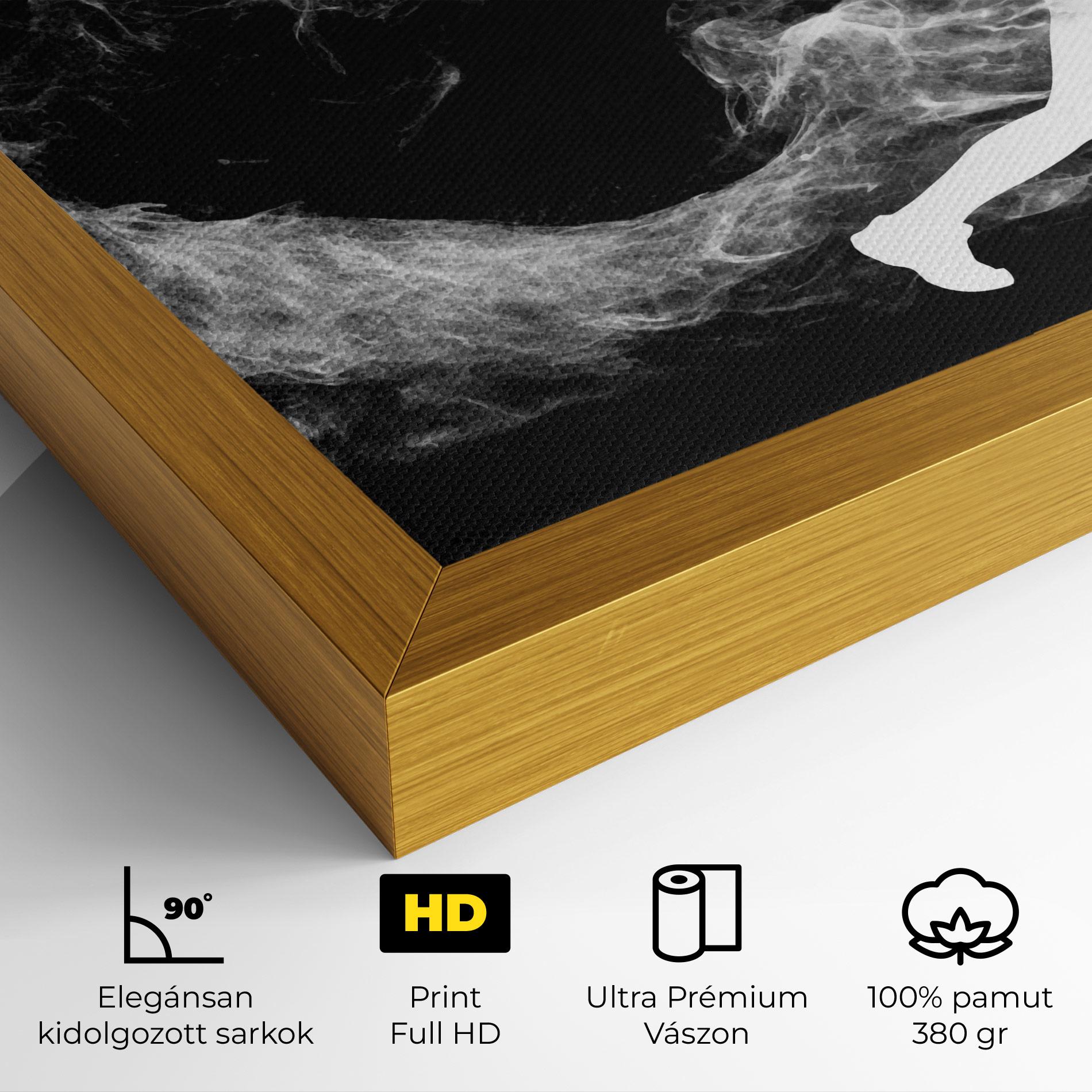 Vászonkép Tennis Spoke White mockup 4