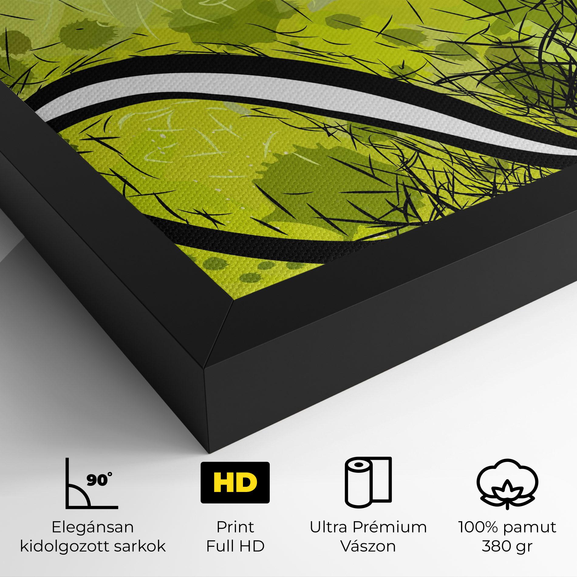 Vászonkép Big Tennis Ball mockup 4