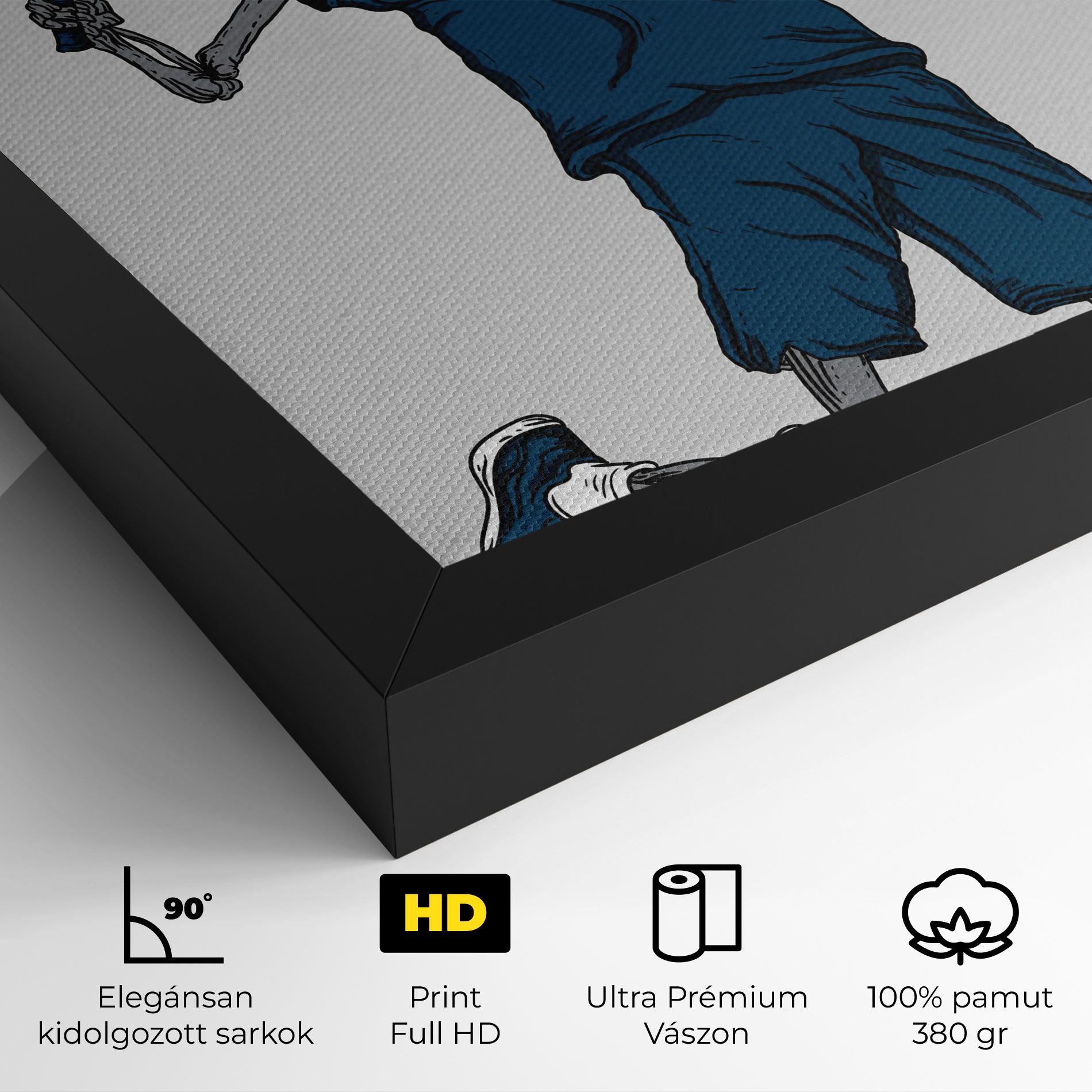 Blue Skull Tennis mockup 4