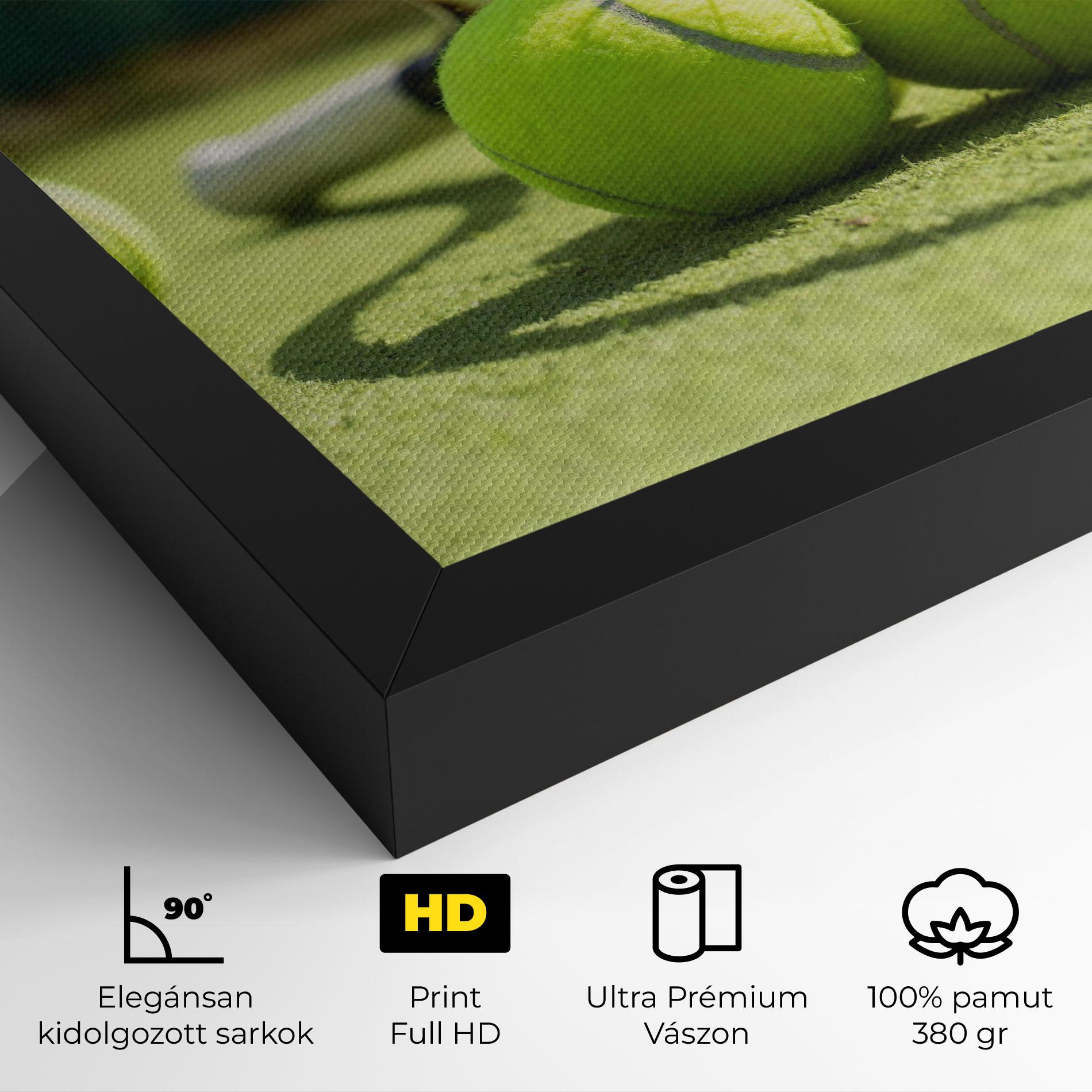 Vászonkép Grass Tennis Balls mockup 4