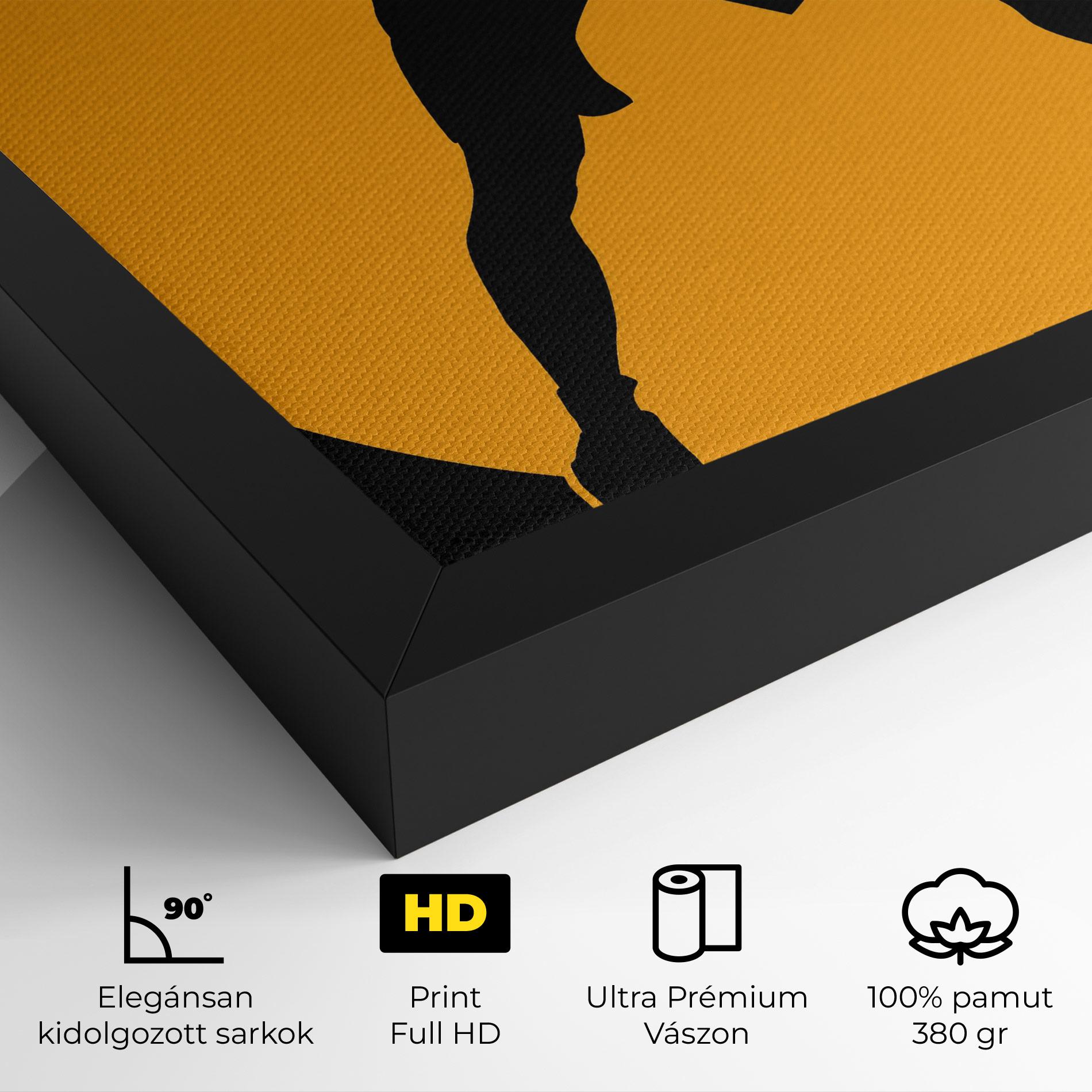 Vászonkép Orange Tennis mockup 4