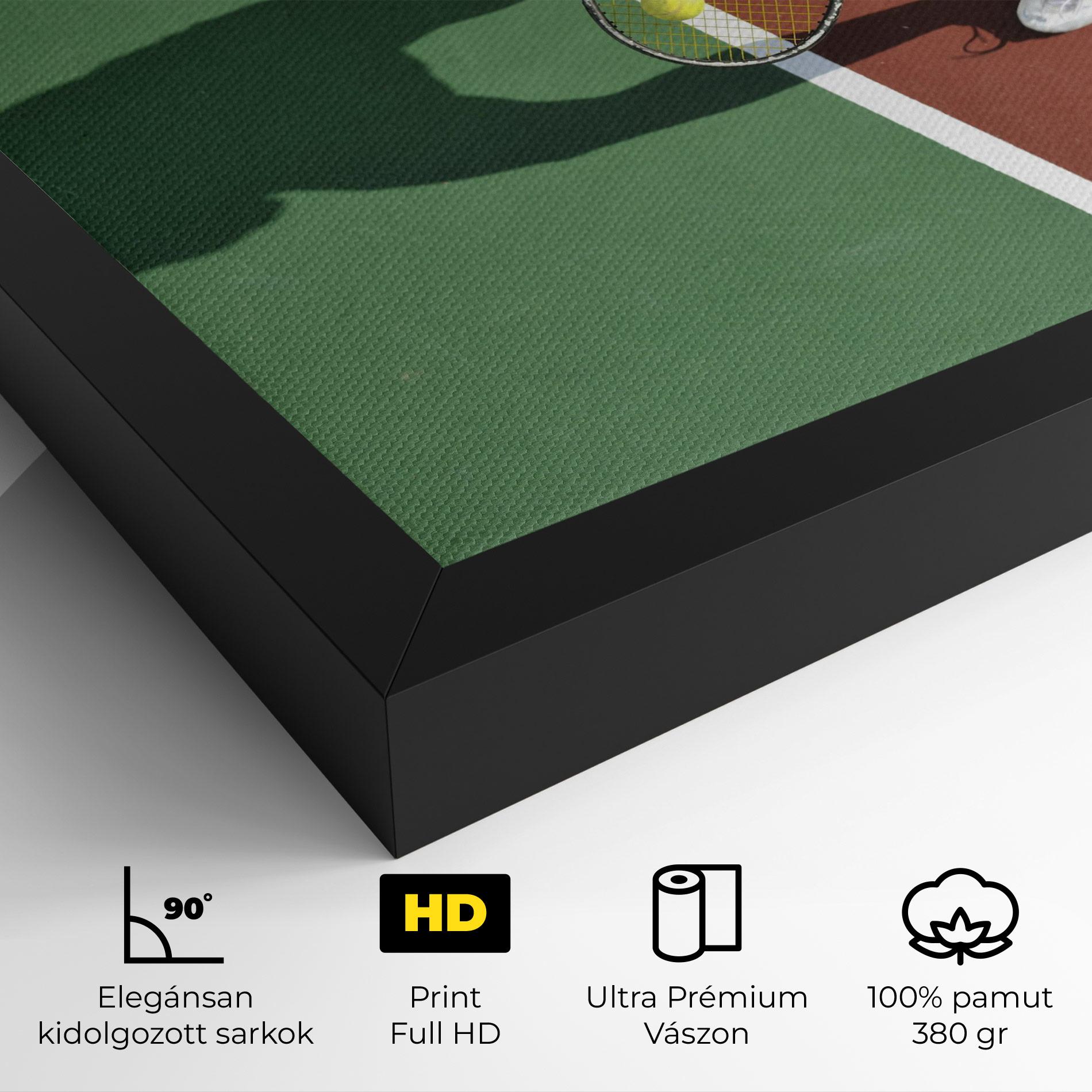Vászonkép Outdoor Tennis mockup 4