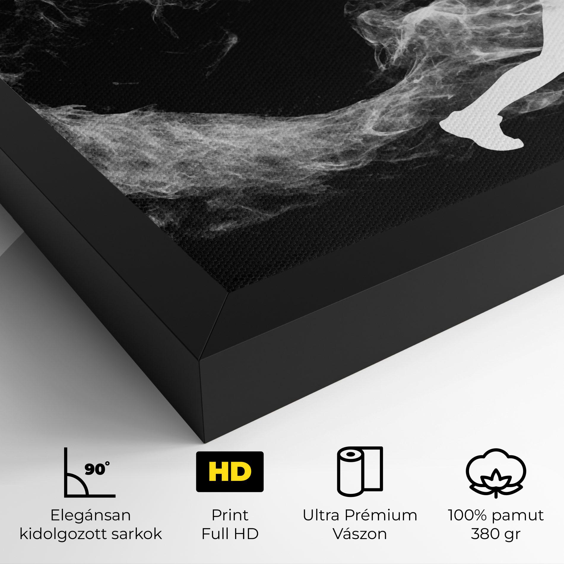 Vászonkép Tennis Spoke White mockup 4