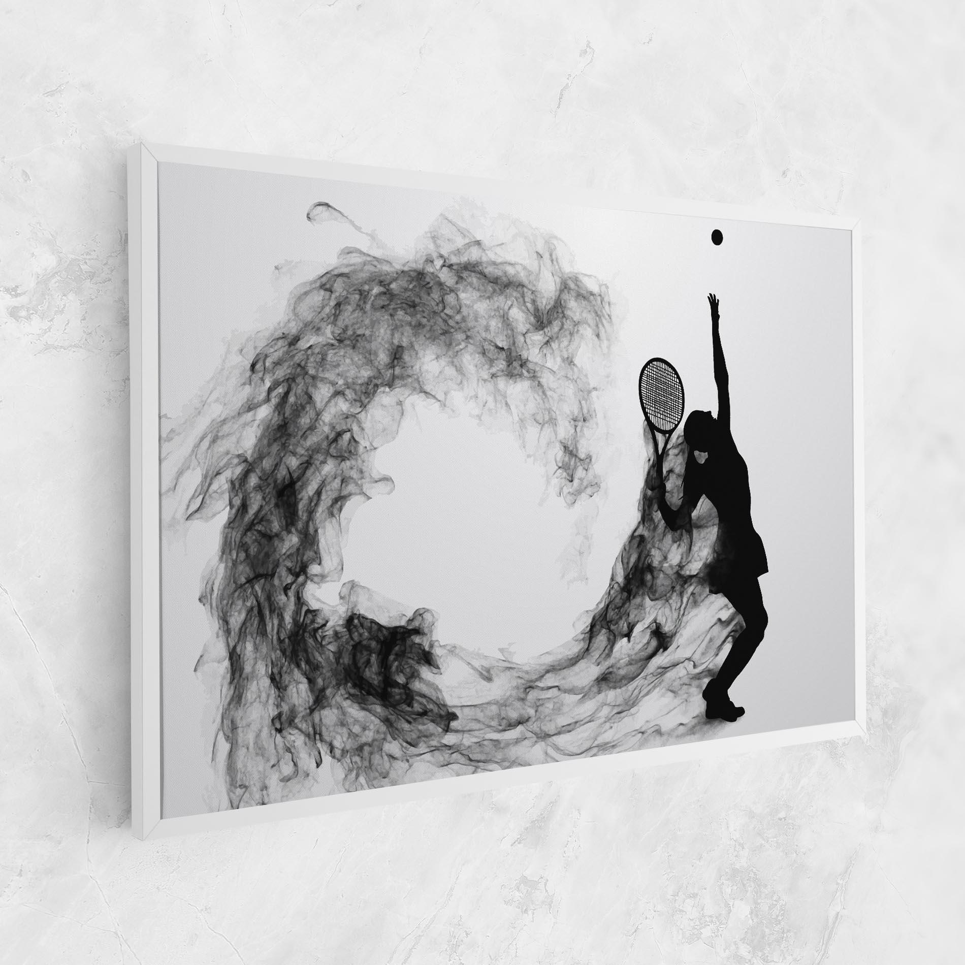 Vászonkép Black Tennis Smoke mockup 1