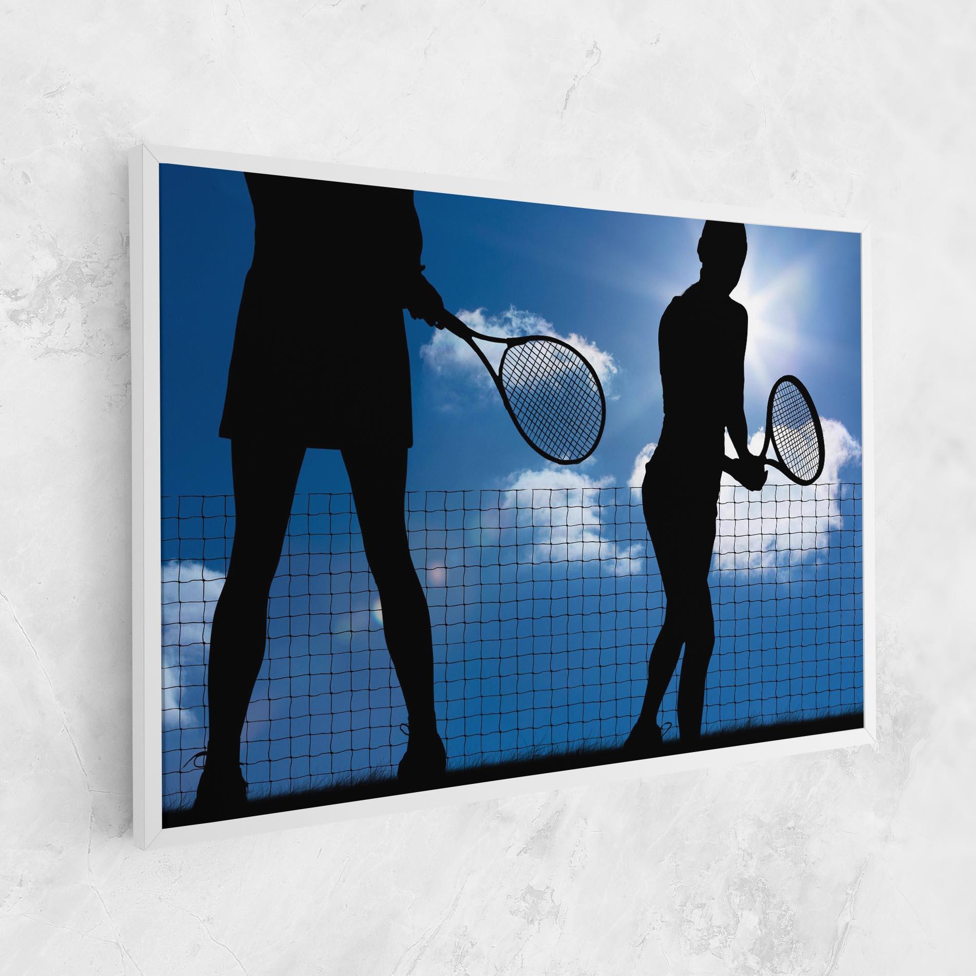Vászonkép Blue Sky Tennis mockup 1
