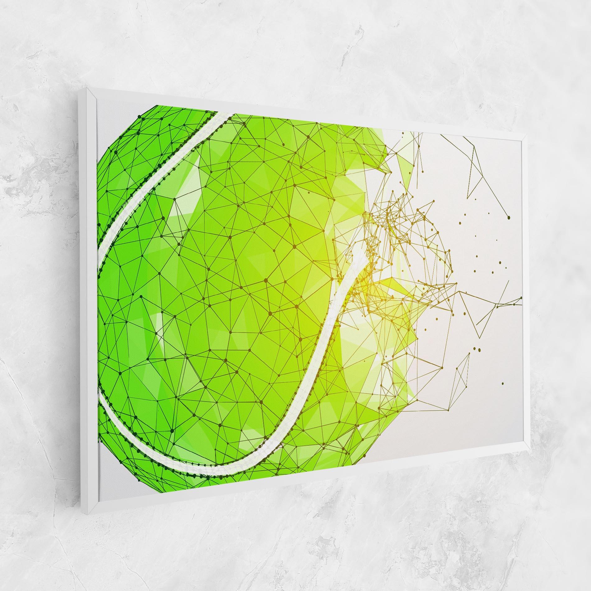 Vászonkép Green Line Tennis mockup 1